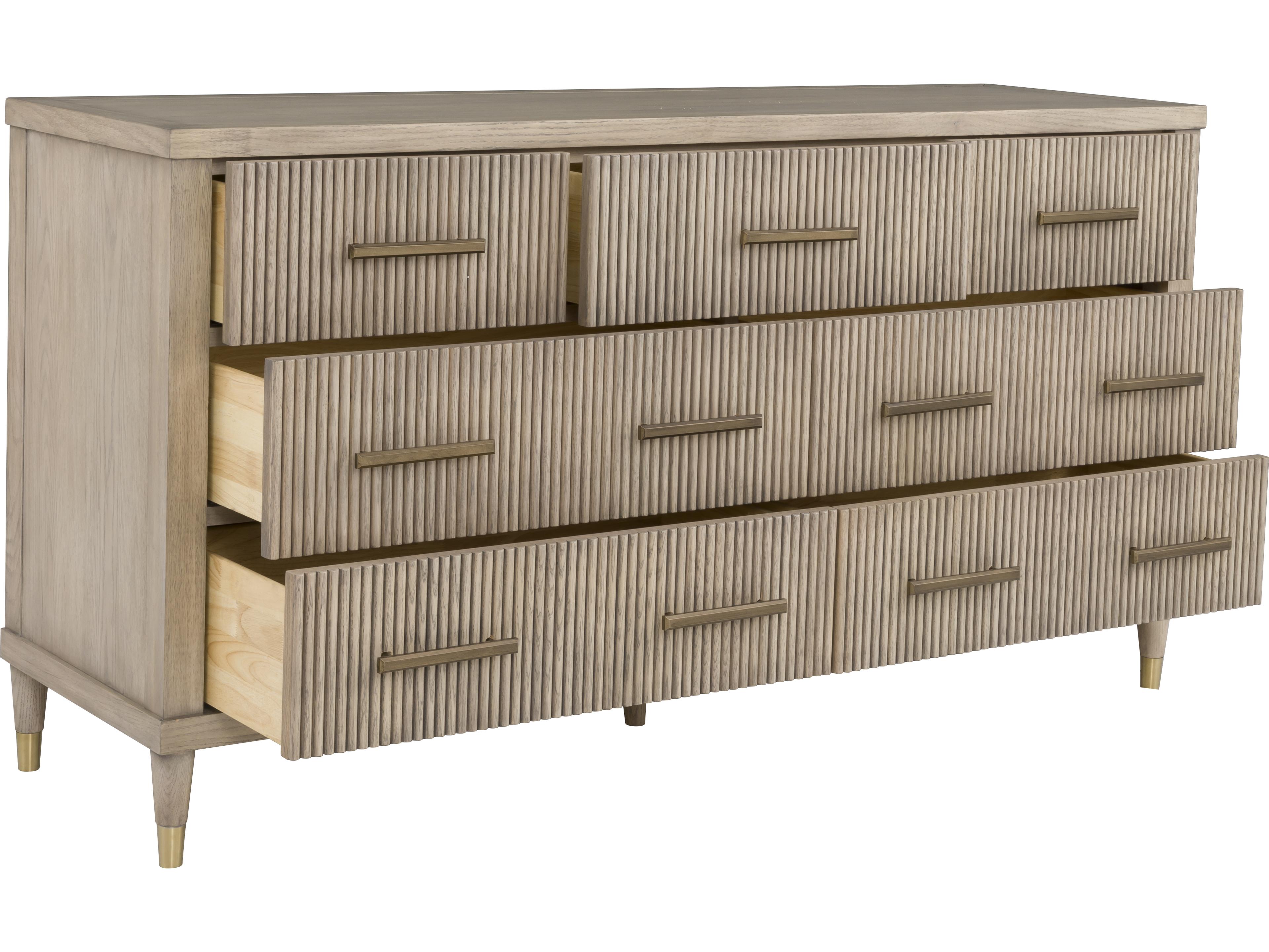Fairfield Chair Everett 7-Drawers Natural Solid Wood Double Dresser