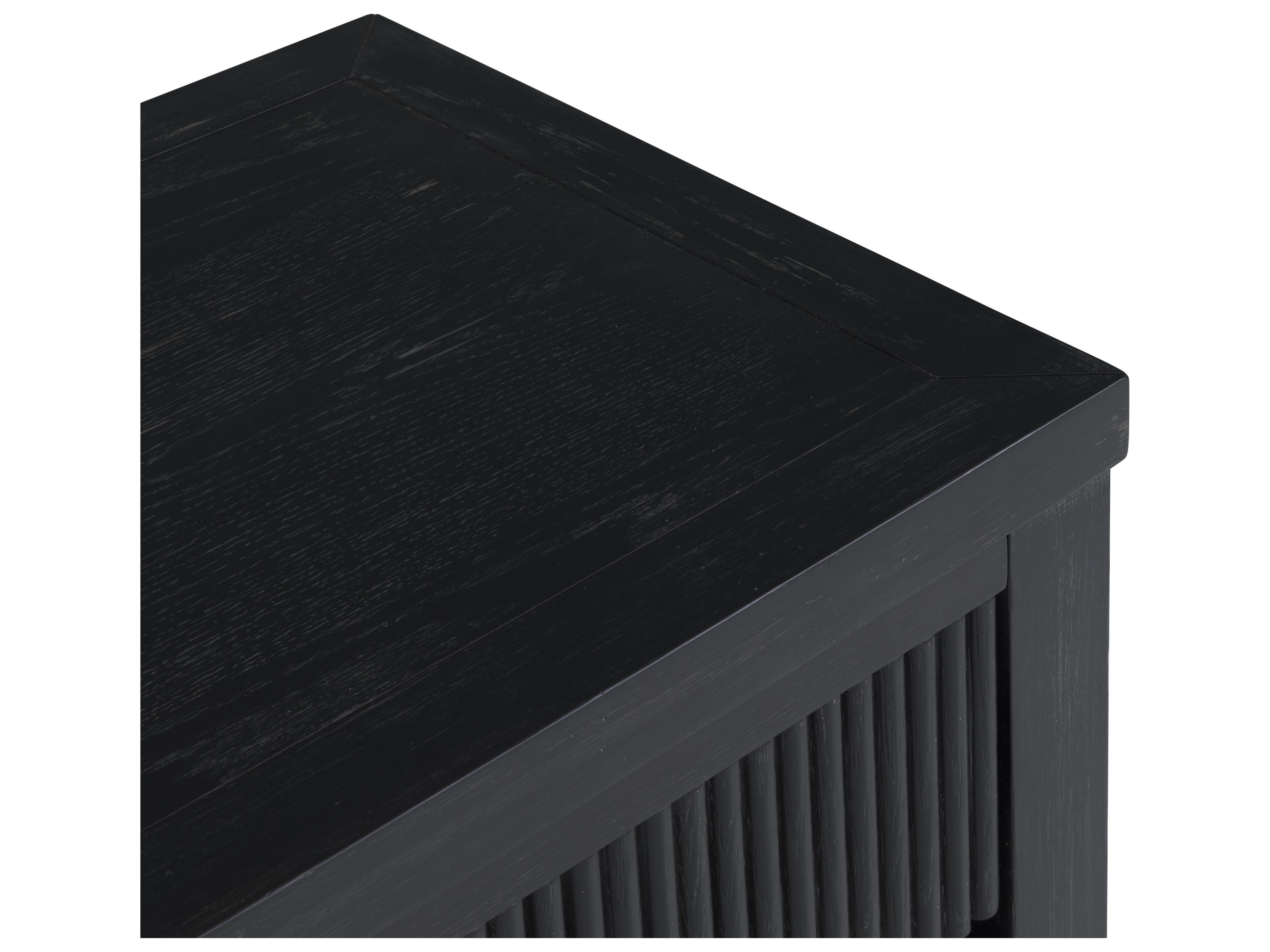 Fairfield Chair Everett 1-Drawer Black Oak Wood Nightstand