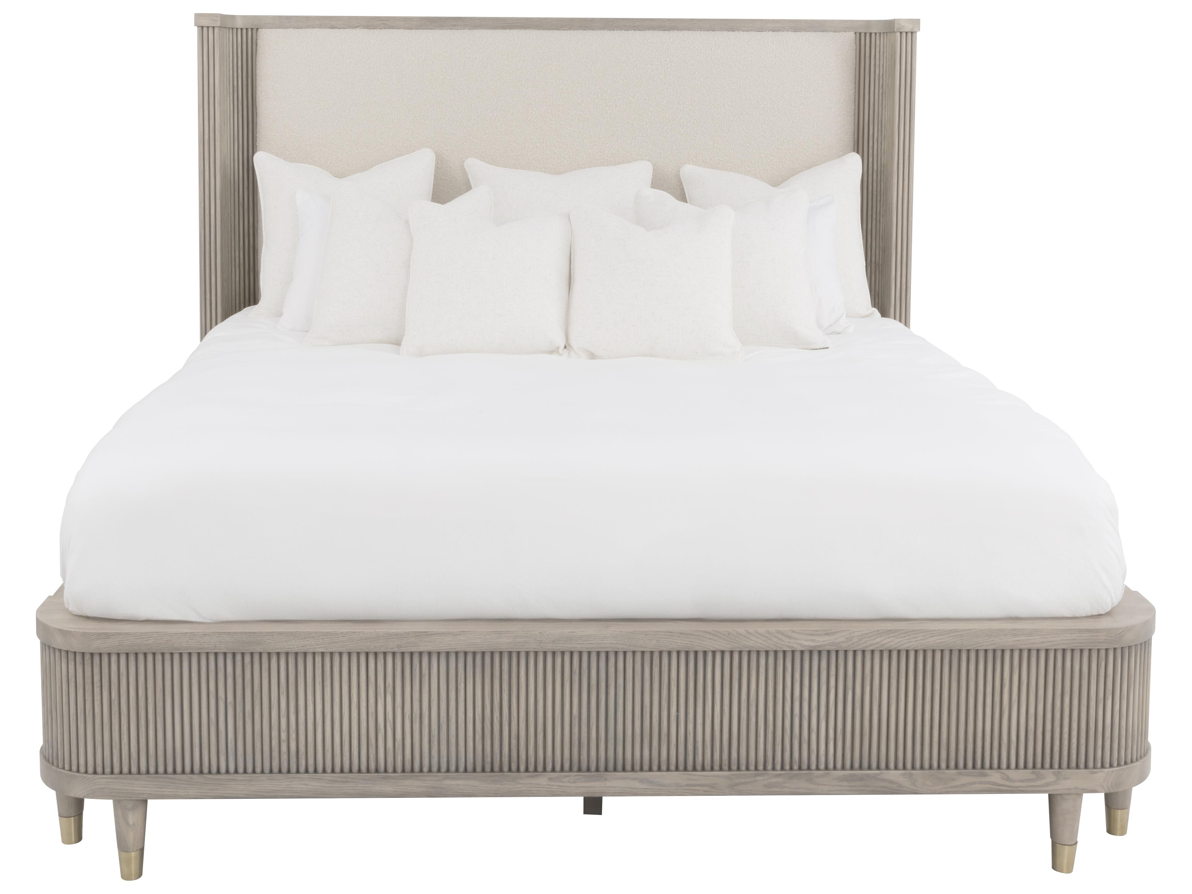 Fairfield Chair Everett Beige Upholstered Queen Platform Bed