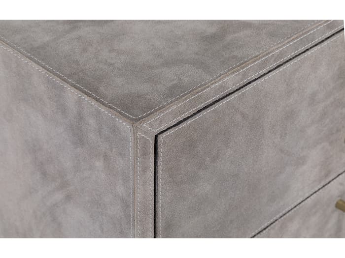 Fairfield Chair 5-Drawers Gray Double Dresser