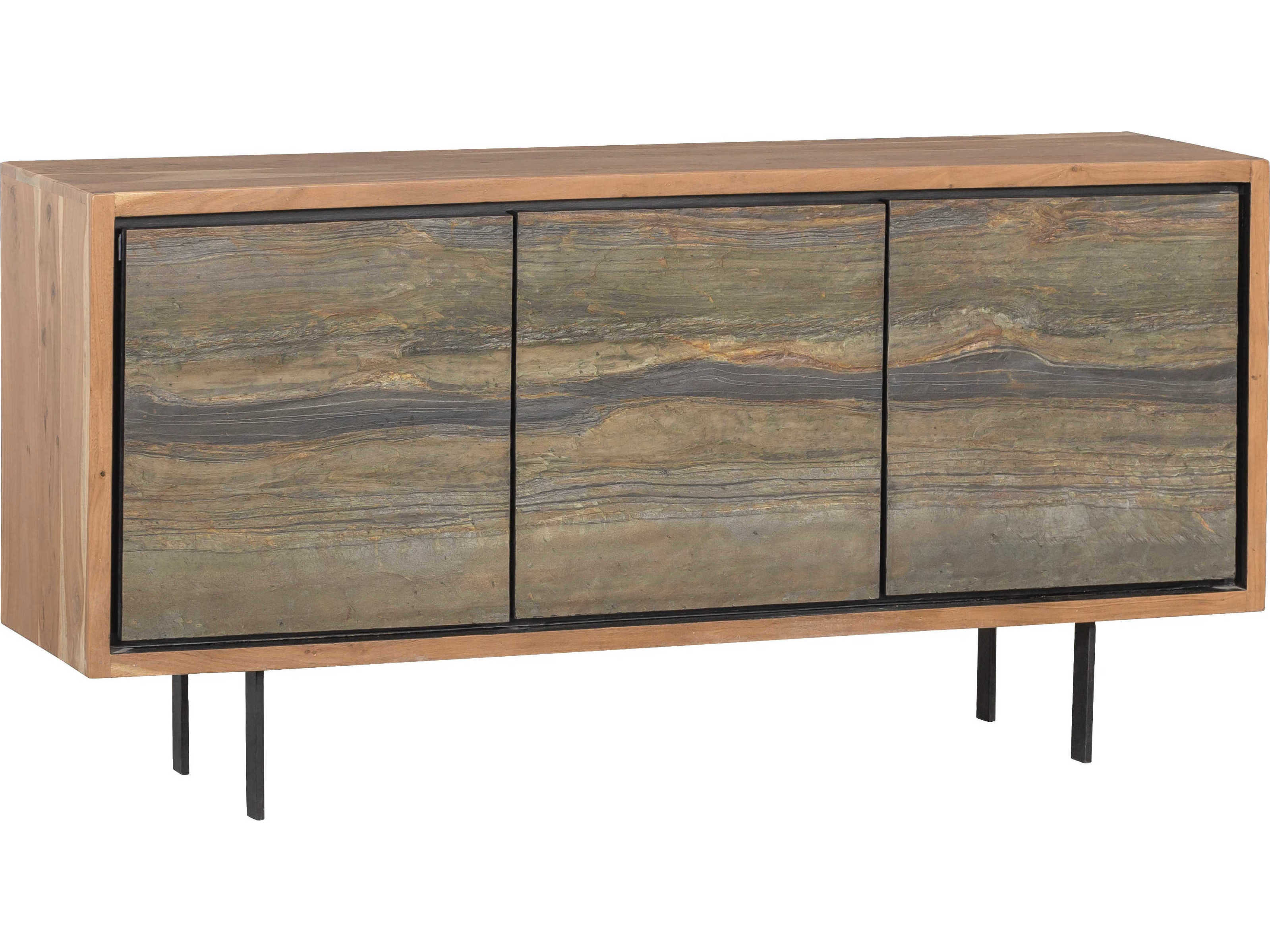 Fairfield Chair Sundries 60" Acacia Wood Credenza Sideboard