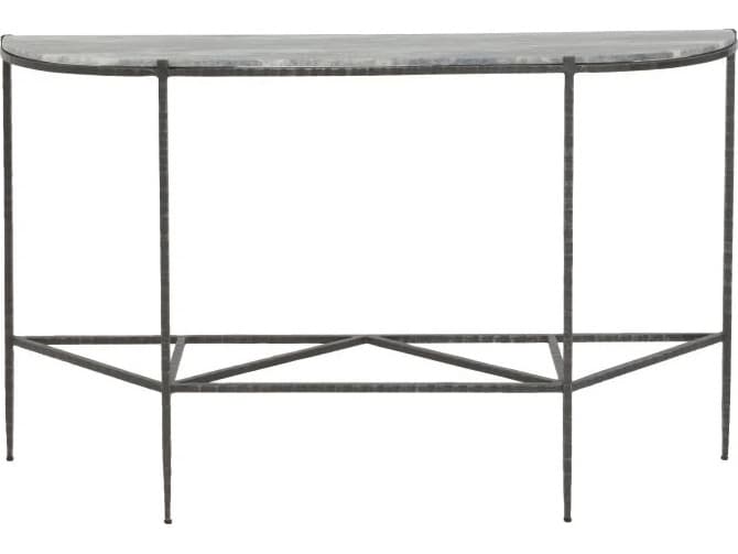 Fairfield Chair Sundries Demilune Marble Console Table
