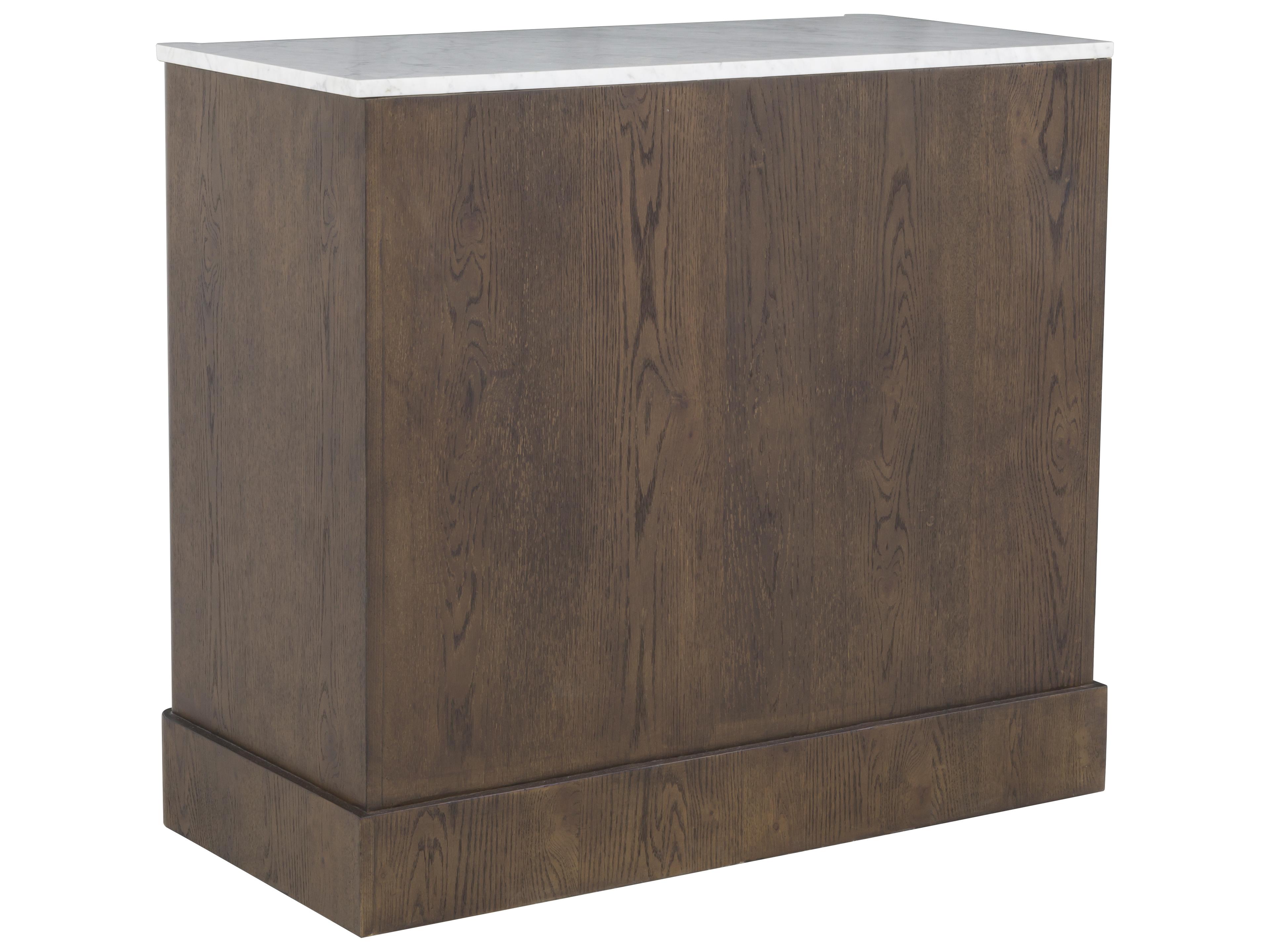 Fairfield Chair Maxwell Brown Oak Wood Bar Cabinet