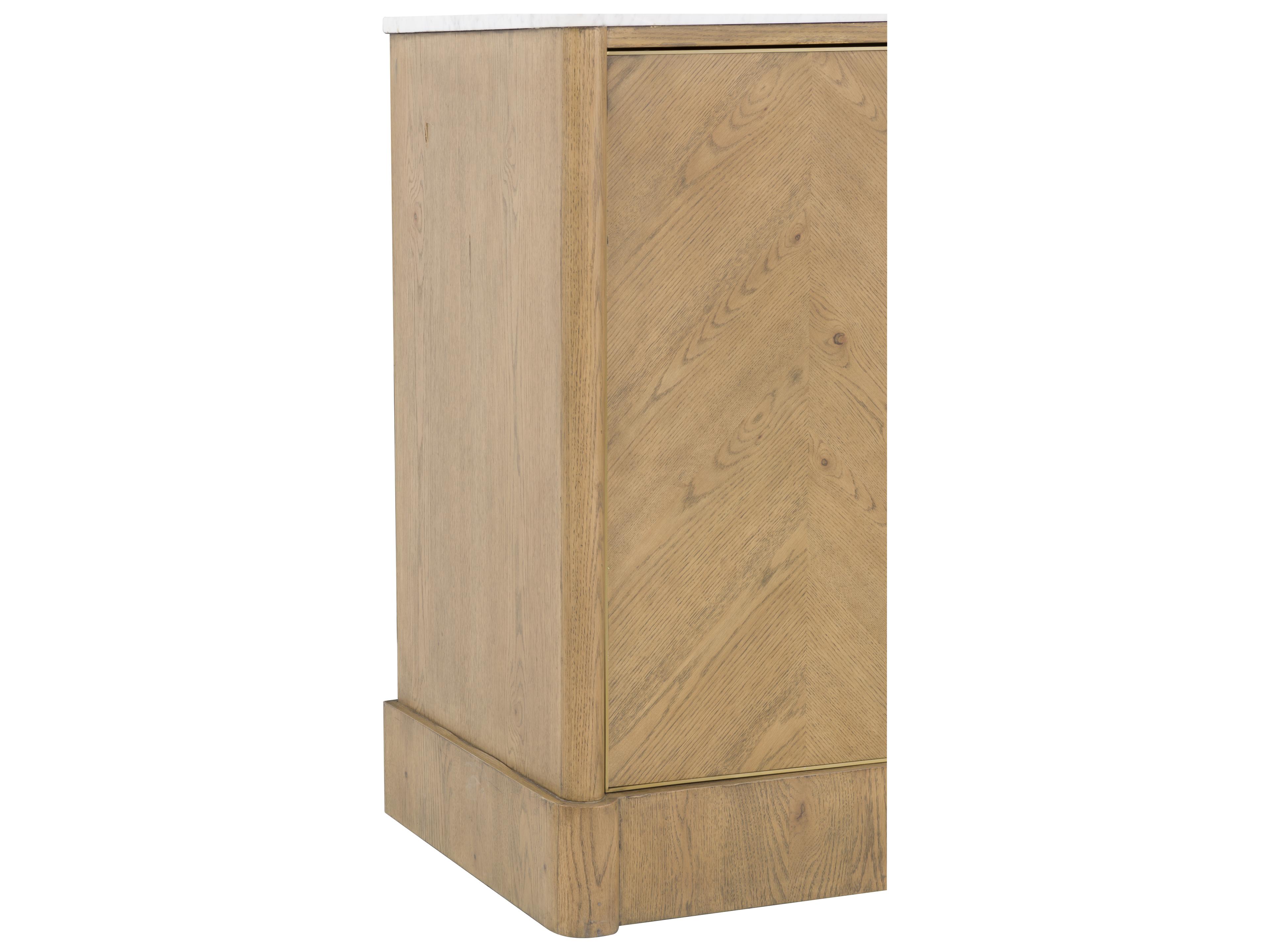 Fairfield Chair Maxwell Natural Oak Wood Bar Cabinet