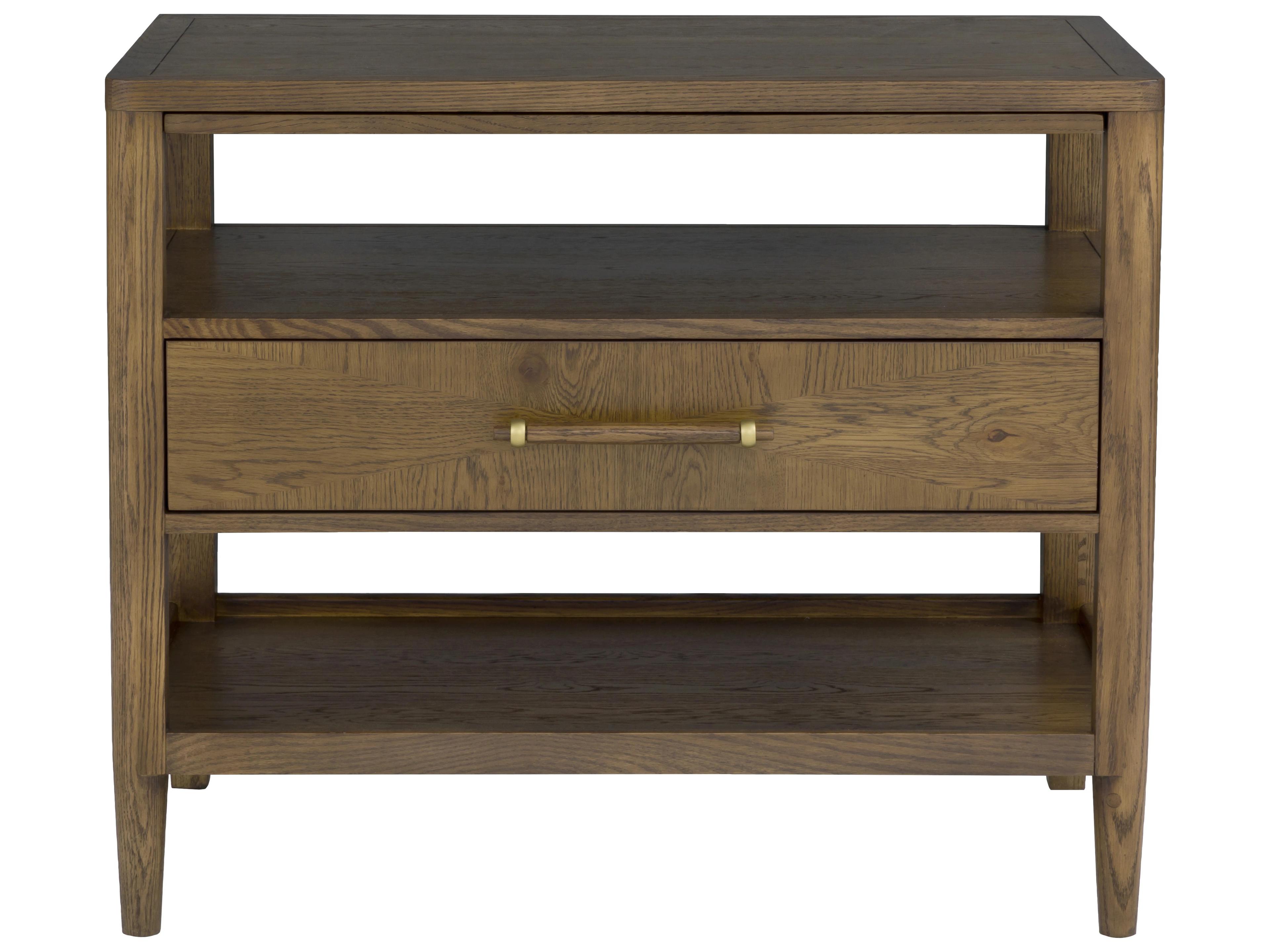 Fairfield Chair Maxwell 1-Drawer Natural Oak Wood Nightstand