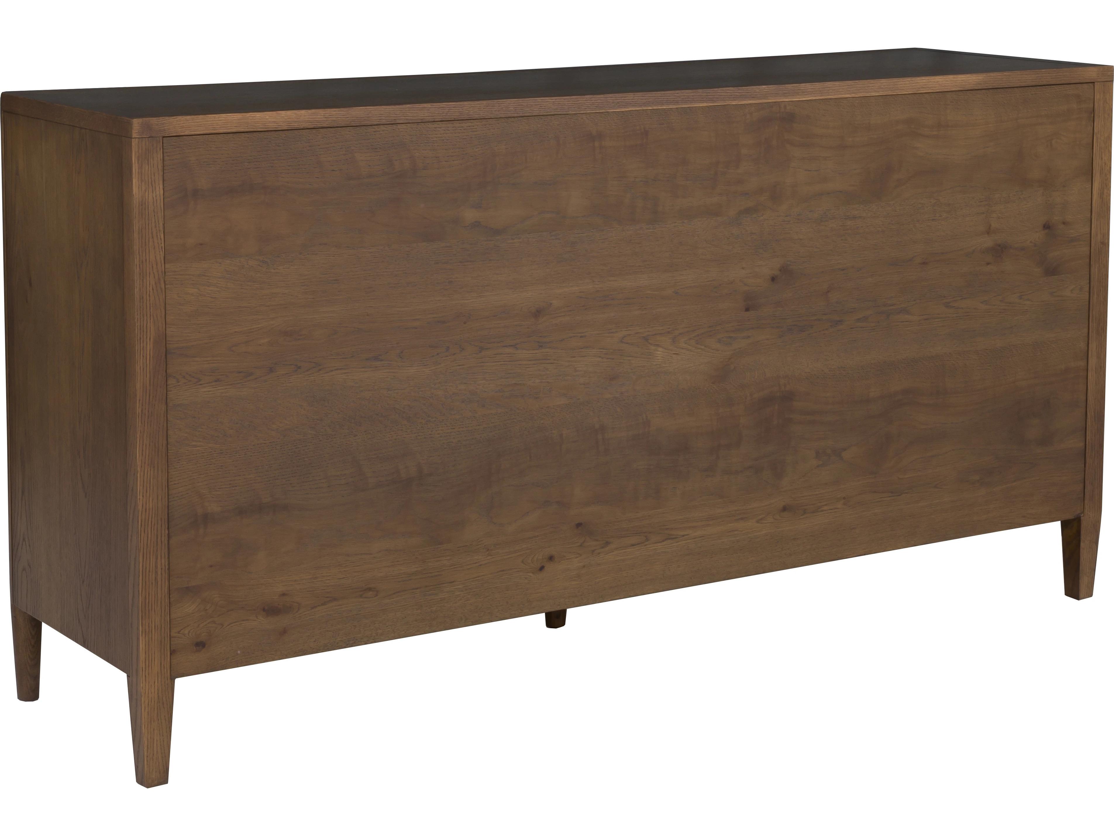 Fairfield Chair Maxwell 7-Drawers Brown Oak Wood Double Dresser