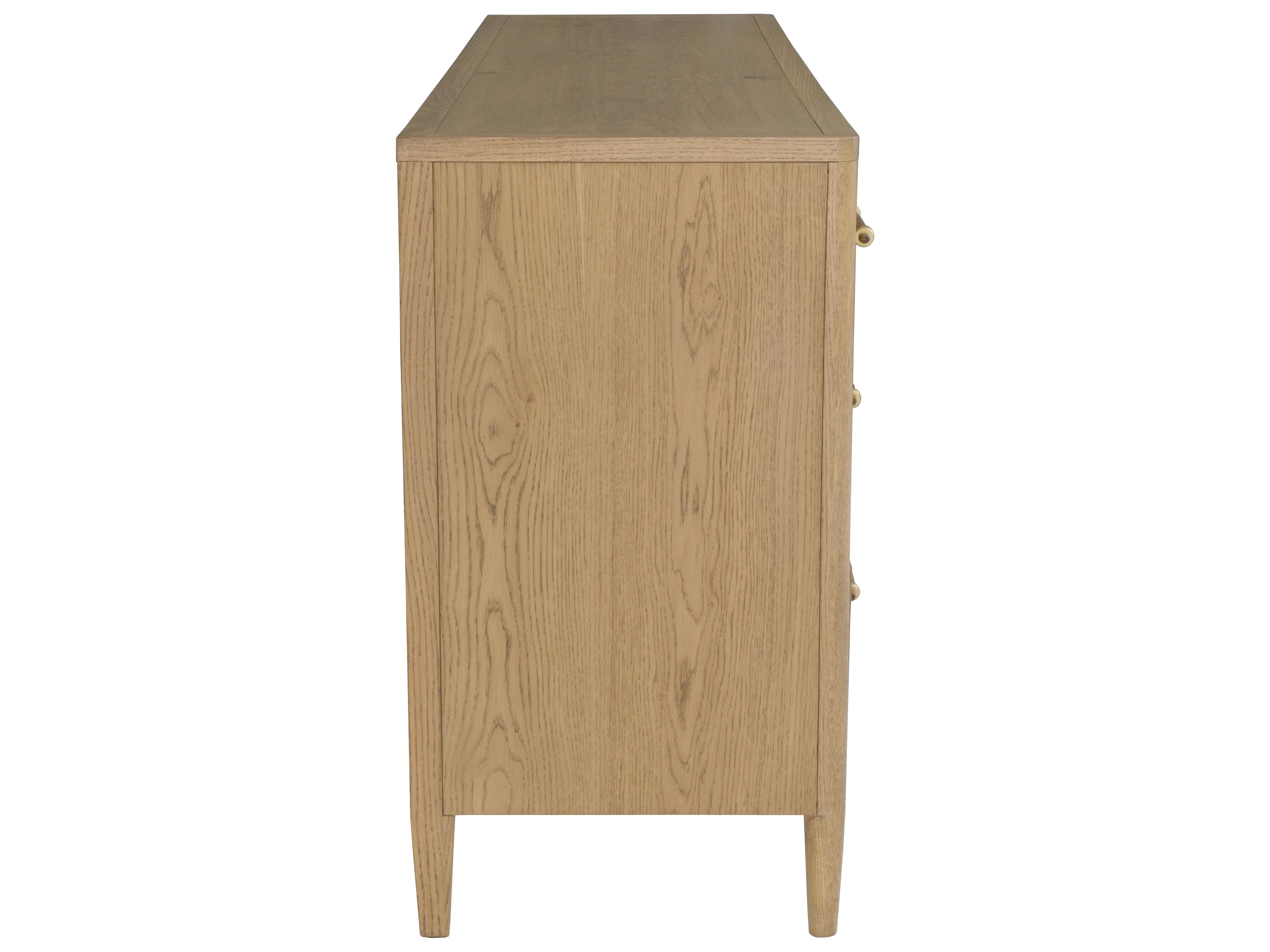Fairfield Chair Maxwell 7-Drawers Oak Wood Double Dresser