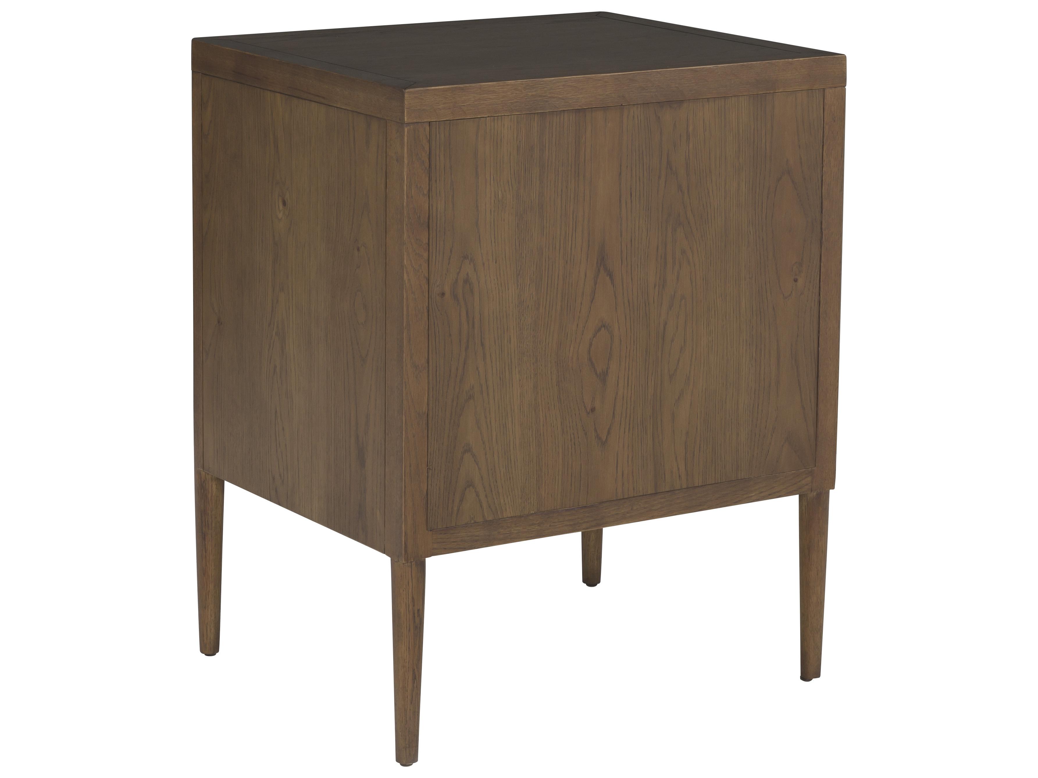 Fairfield Chair Maxwell 2-Drawers Brown Walnut Wood Nightstand