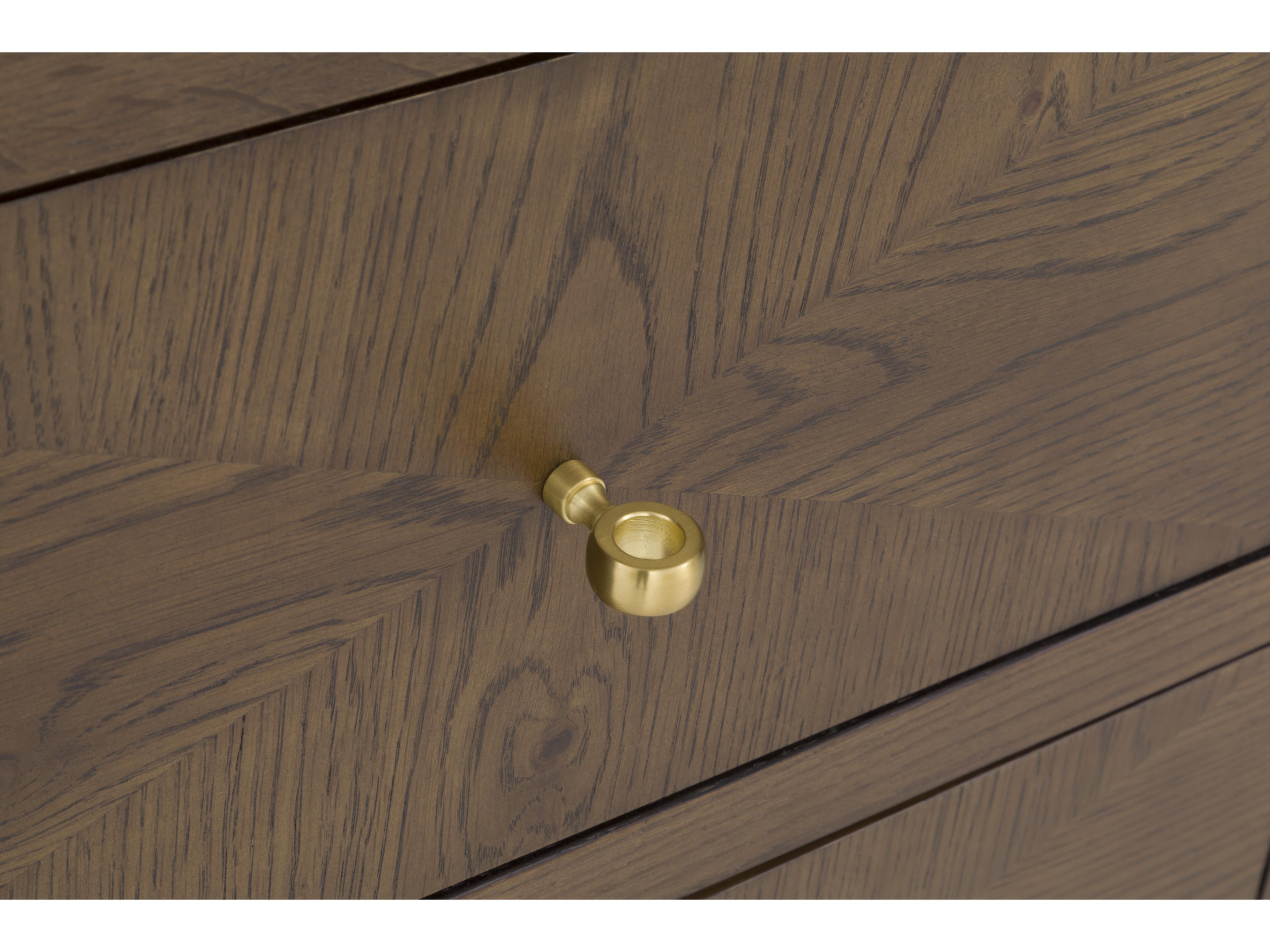 Fairfield Chair Maxwell 2-Drawers Brown Walnut Wood Nightstand