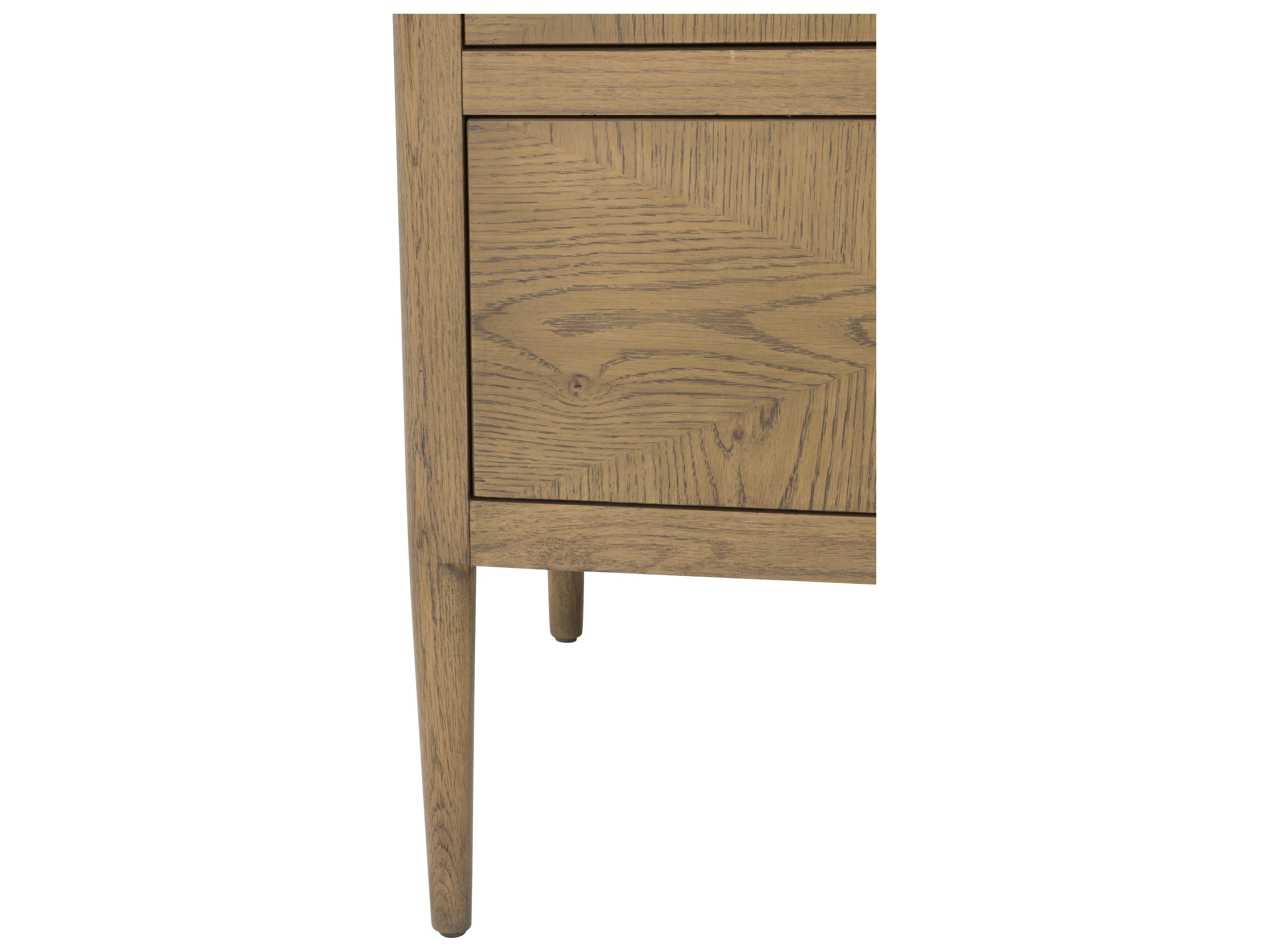 Fairfield Chair Maxwell 2-Drawers Natural Oak Wood Nightstand