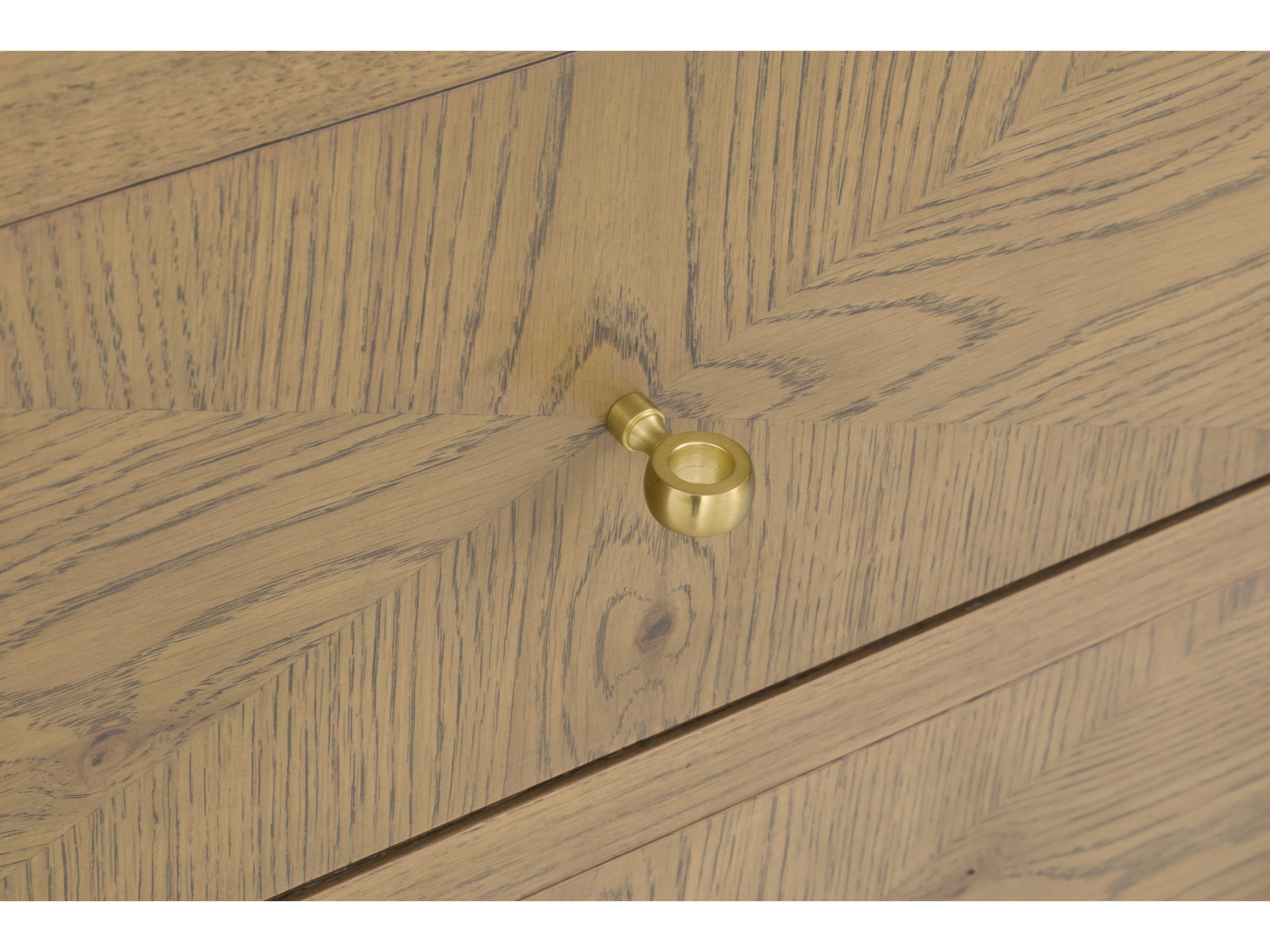 Fairfield Chair Maxwell 2-Drawers Natural Oak Wood Nightstand