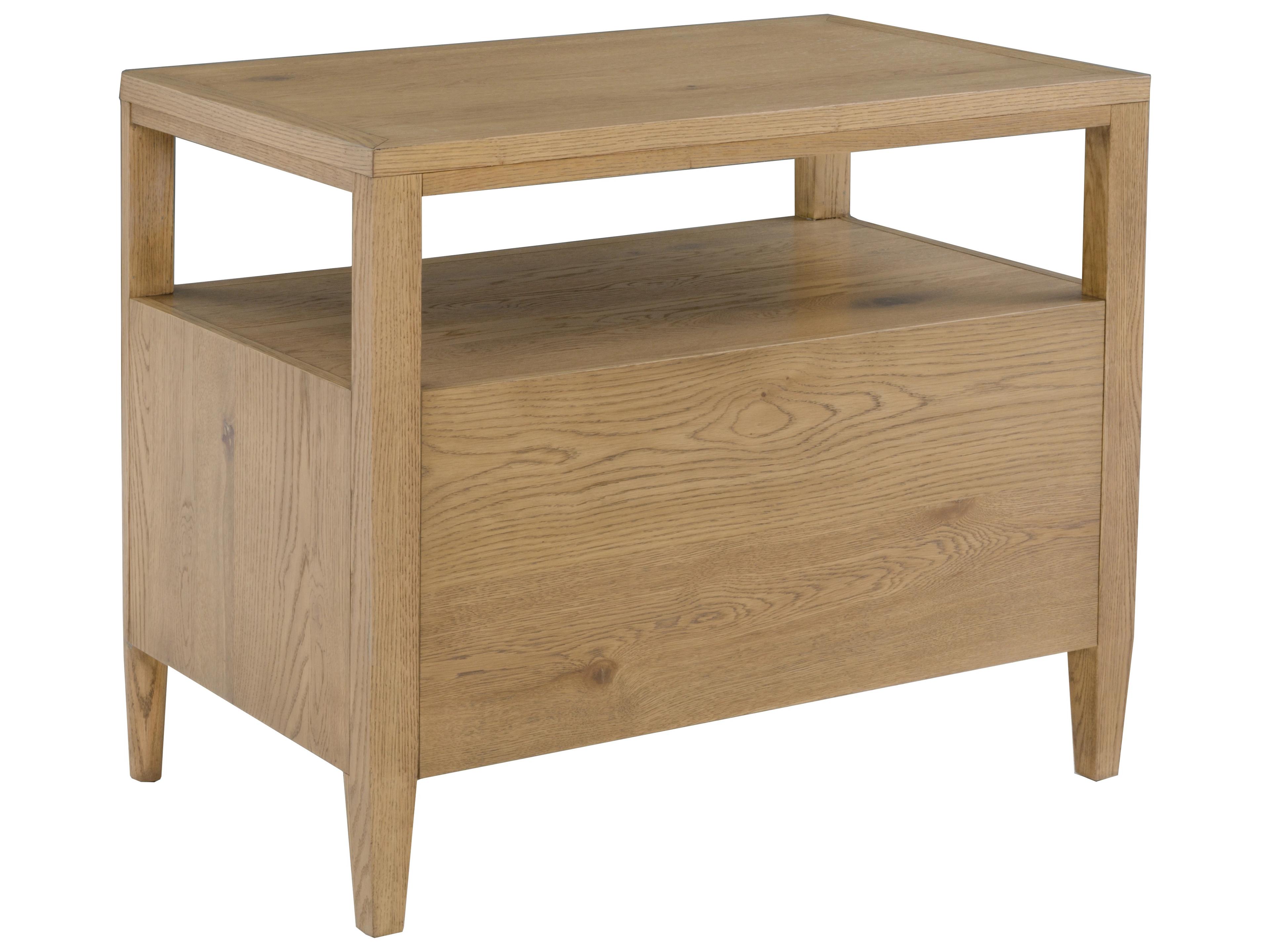 Fairfield Chair Maxwell 2-Drawers Oak Wood Nightstand