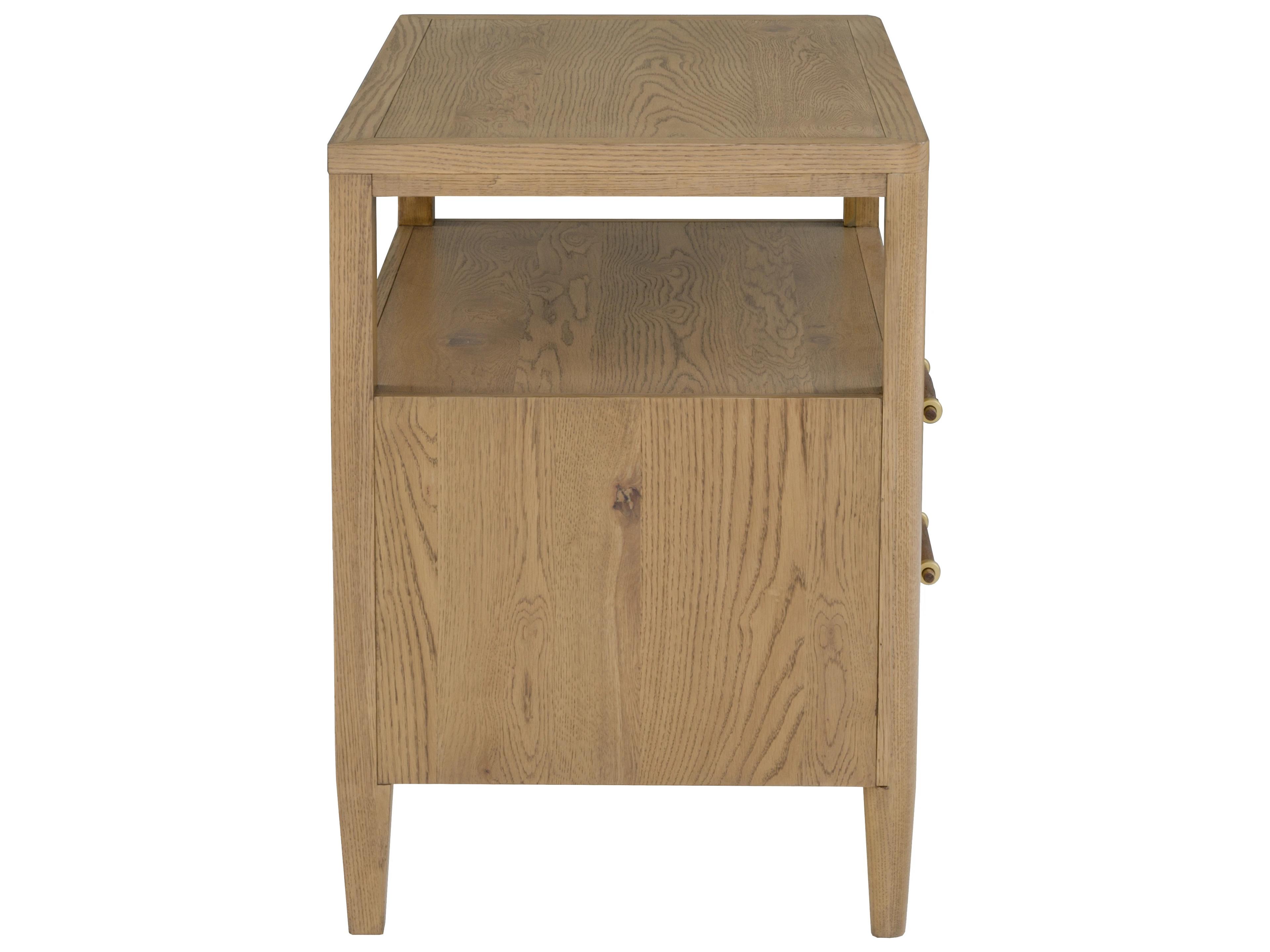 Fairfield Chair Maxwell 2-Drawers Oak Wood Nightstand