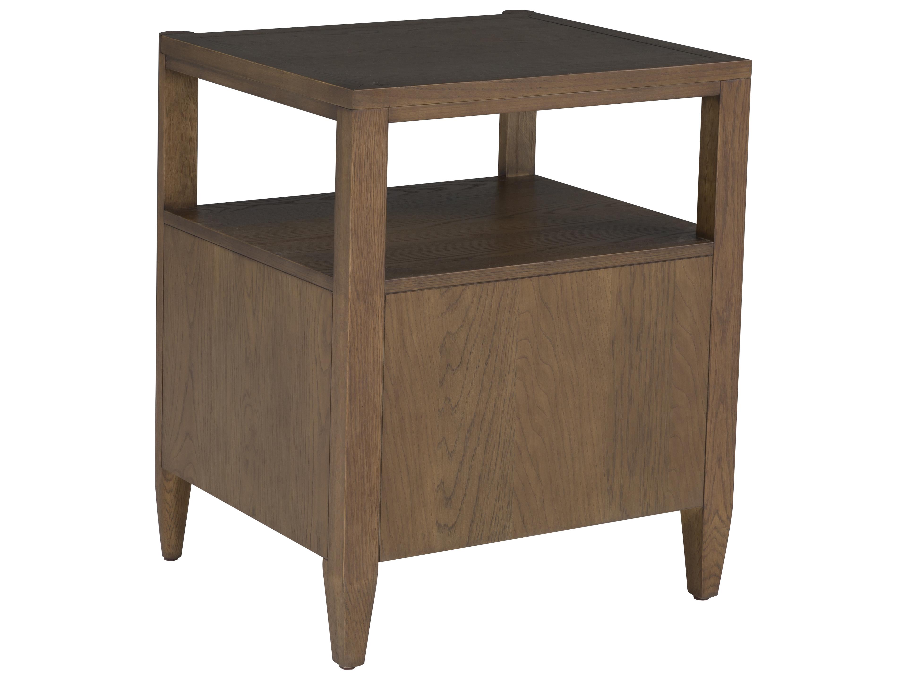 Fairfield Chair Maxwell 2-Drawers Brown Walnut Wood Nightstand