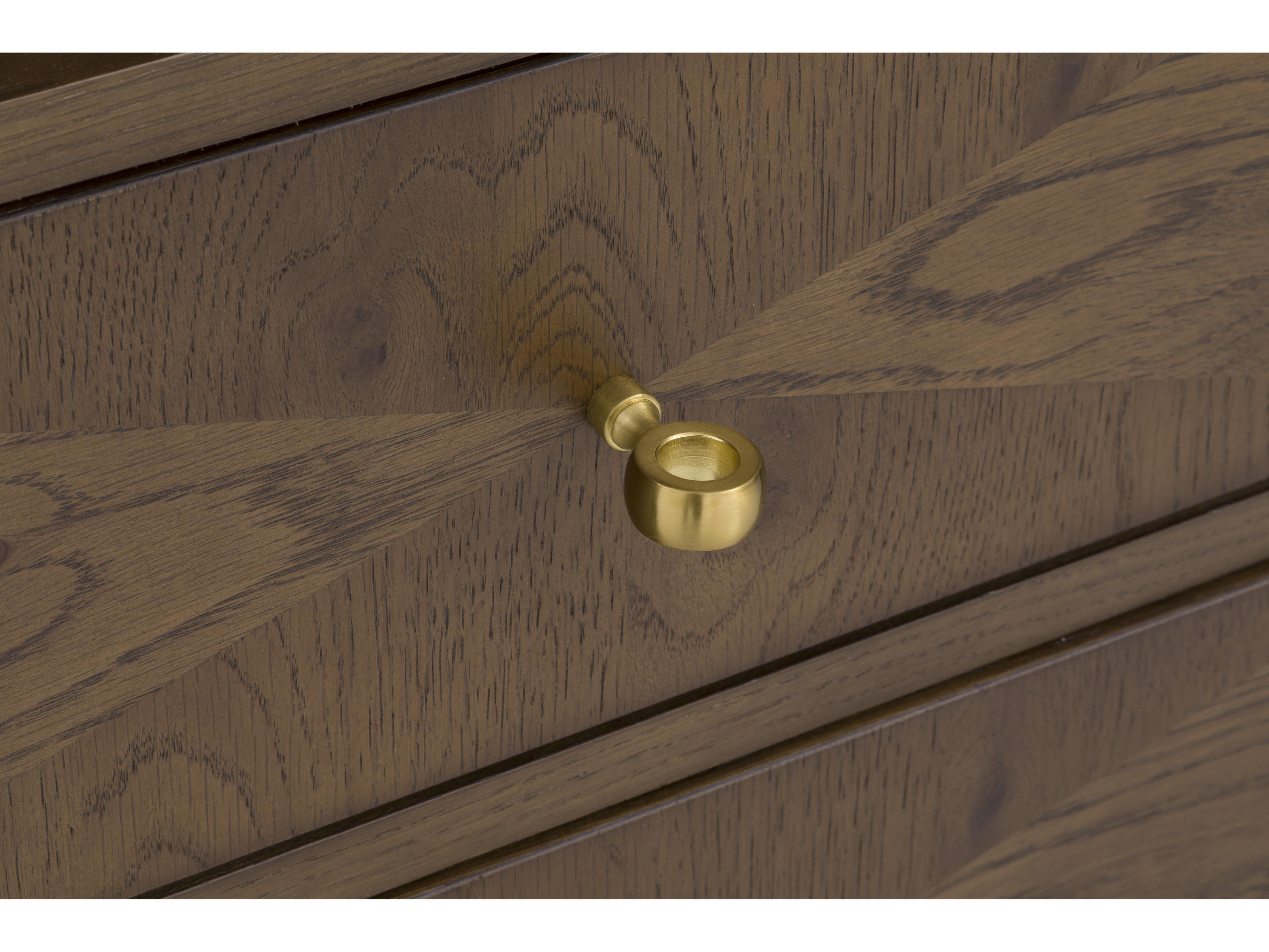 Fairfield Chair Maxwell 2-Drawers Brown Walnut Wood Nightstand