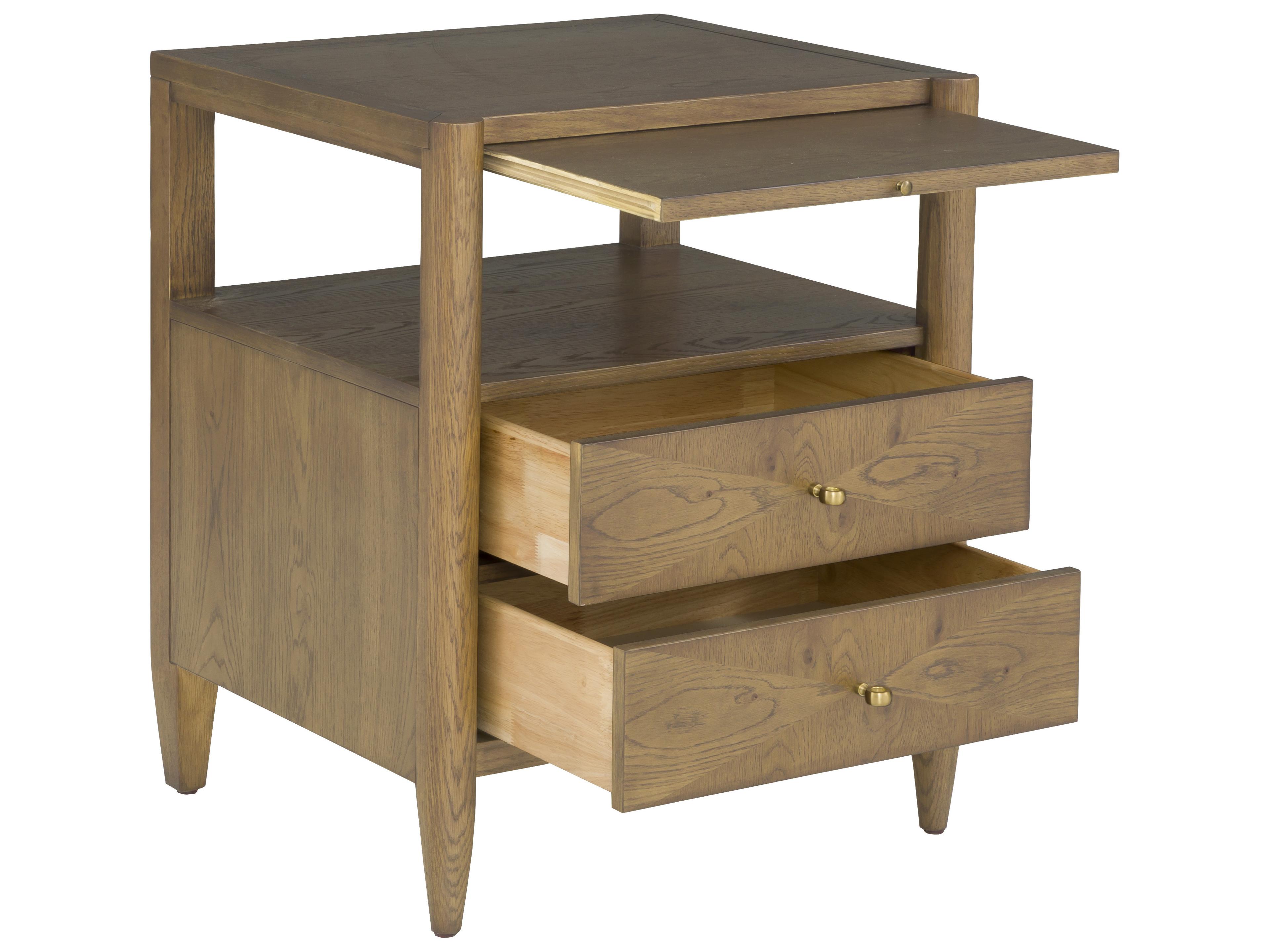 Fairfield Chair Maxwell 2-Drawers Natural Oak Wood Nightstand