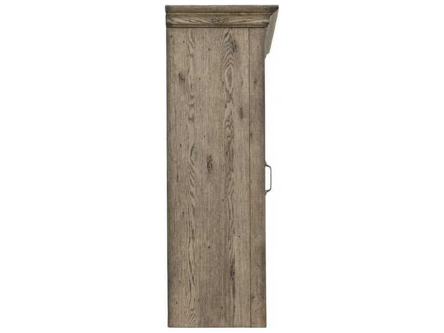 Fairfield Chair Arcadian Oak Wood Burnished Display Cabinet