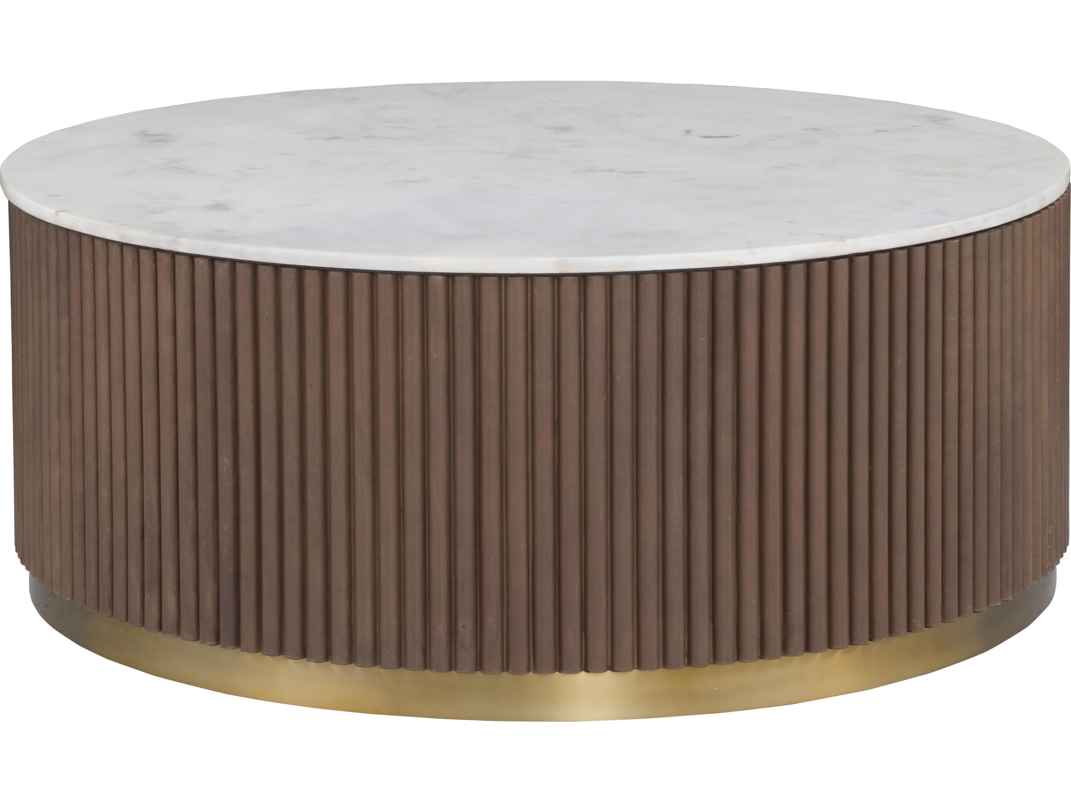 Fairfield Chair Dimitri Round Marble Coffee Table