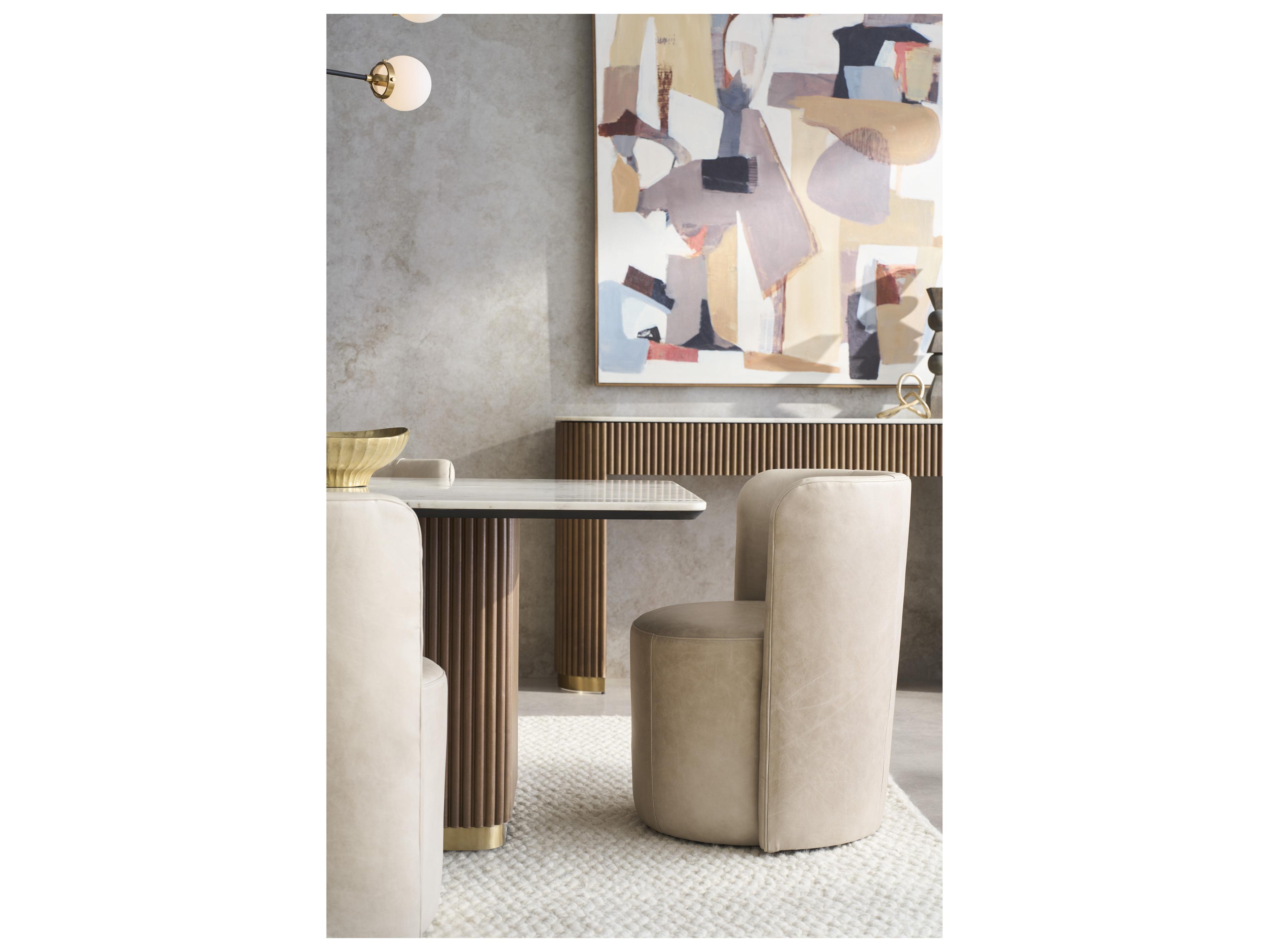 Fairfield Chair Dimitri Rectangular Marble Dining Table