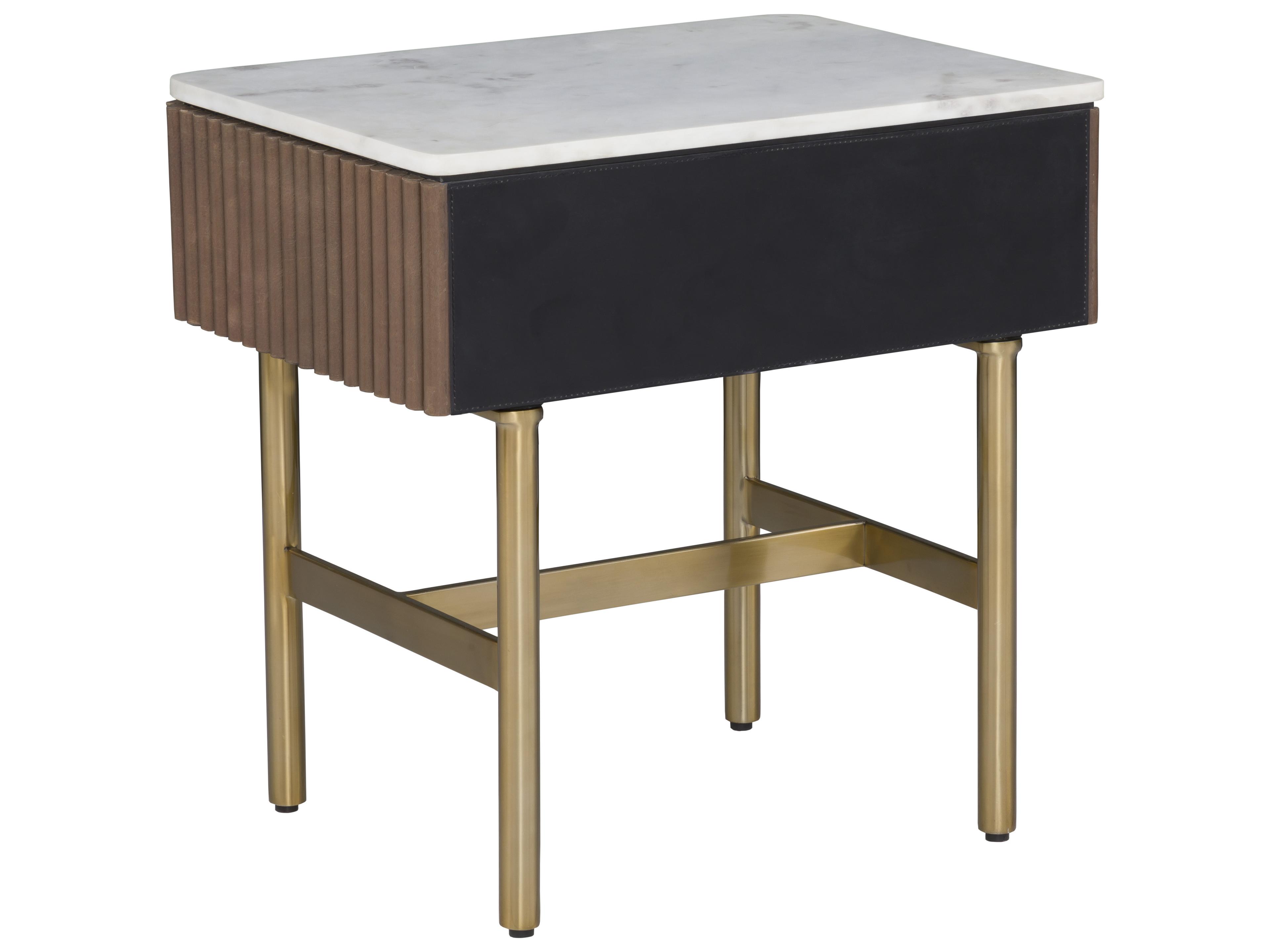 Fairfield Chair Dimitri Rectangular Marble End Table
