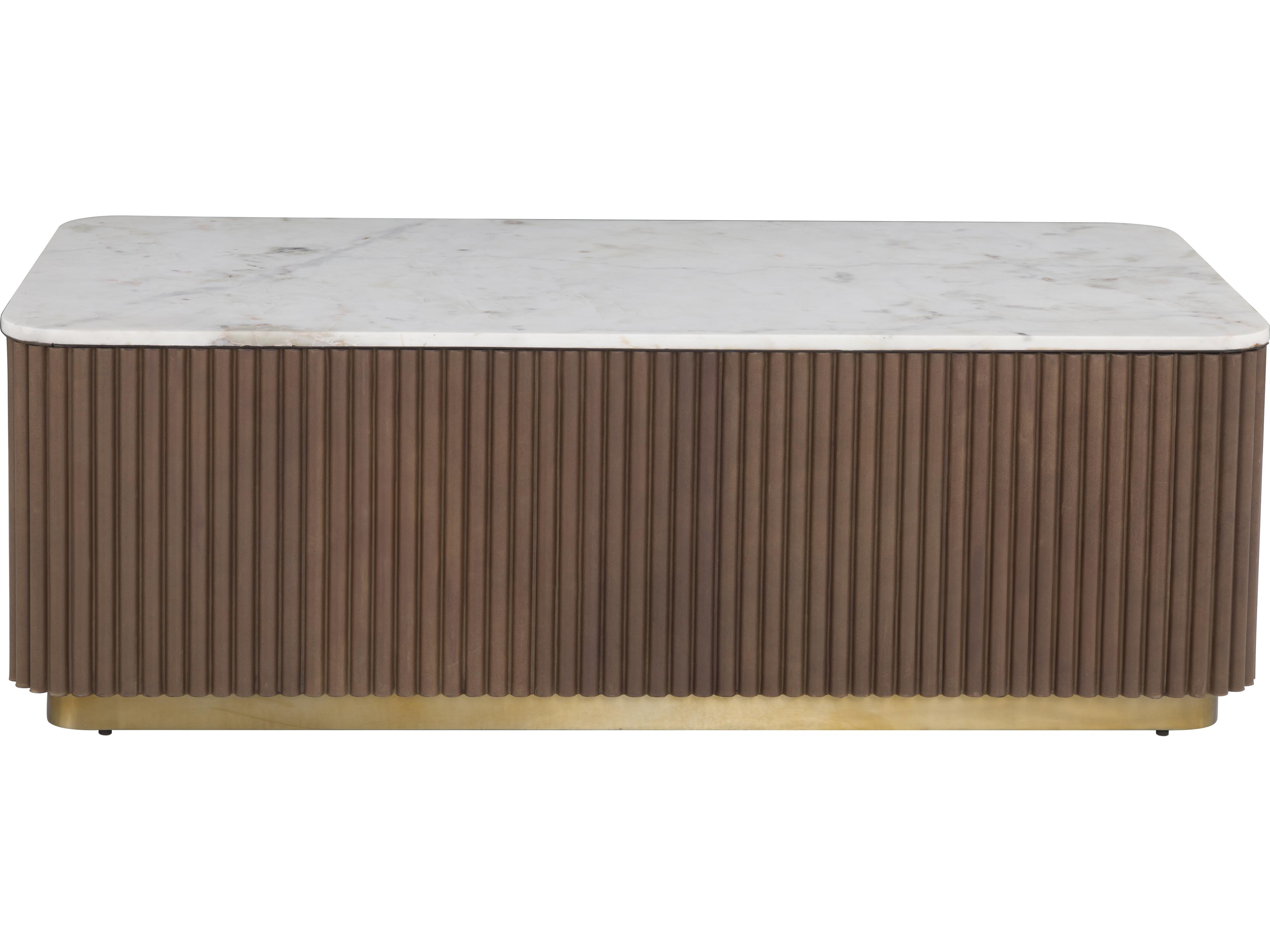 Fairfield Chair Dimitri Rectangular Marble Coffee Table