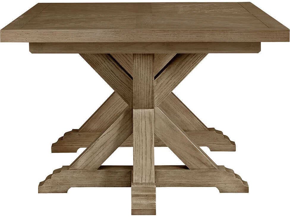 Fairfield Chair Monogram Rectangular Wood French Oak Dining Table