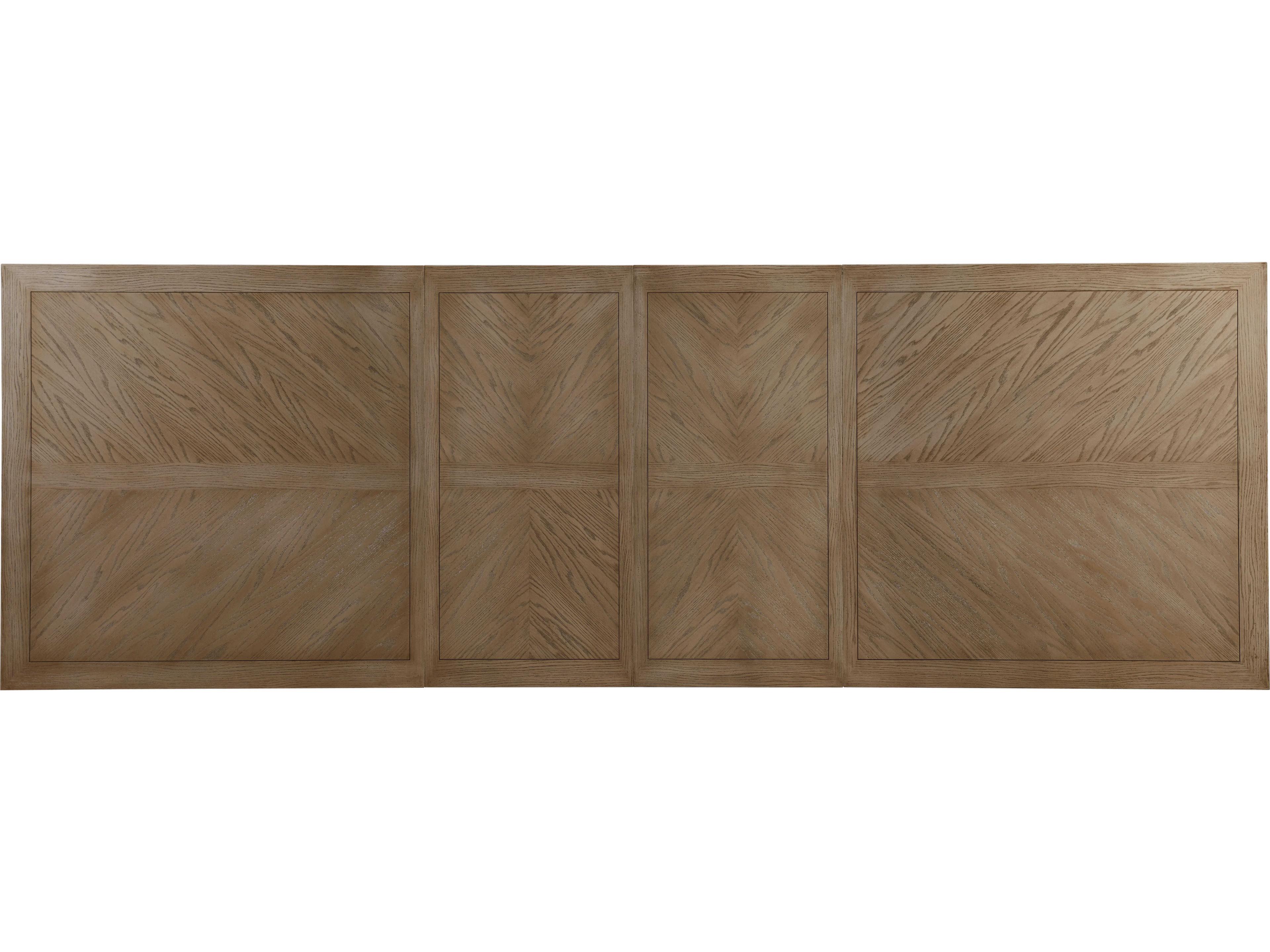 Fairfield Chair Monogram Rectangular Wood French Oak Dining Table