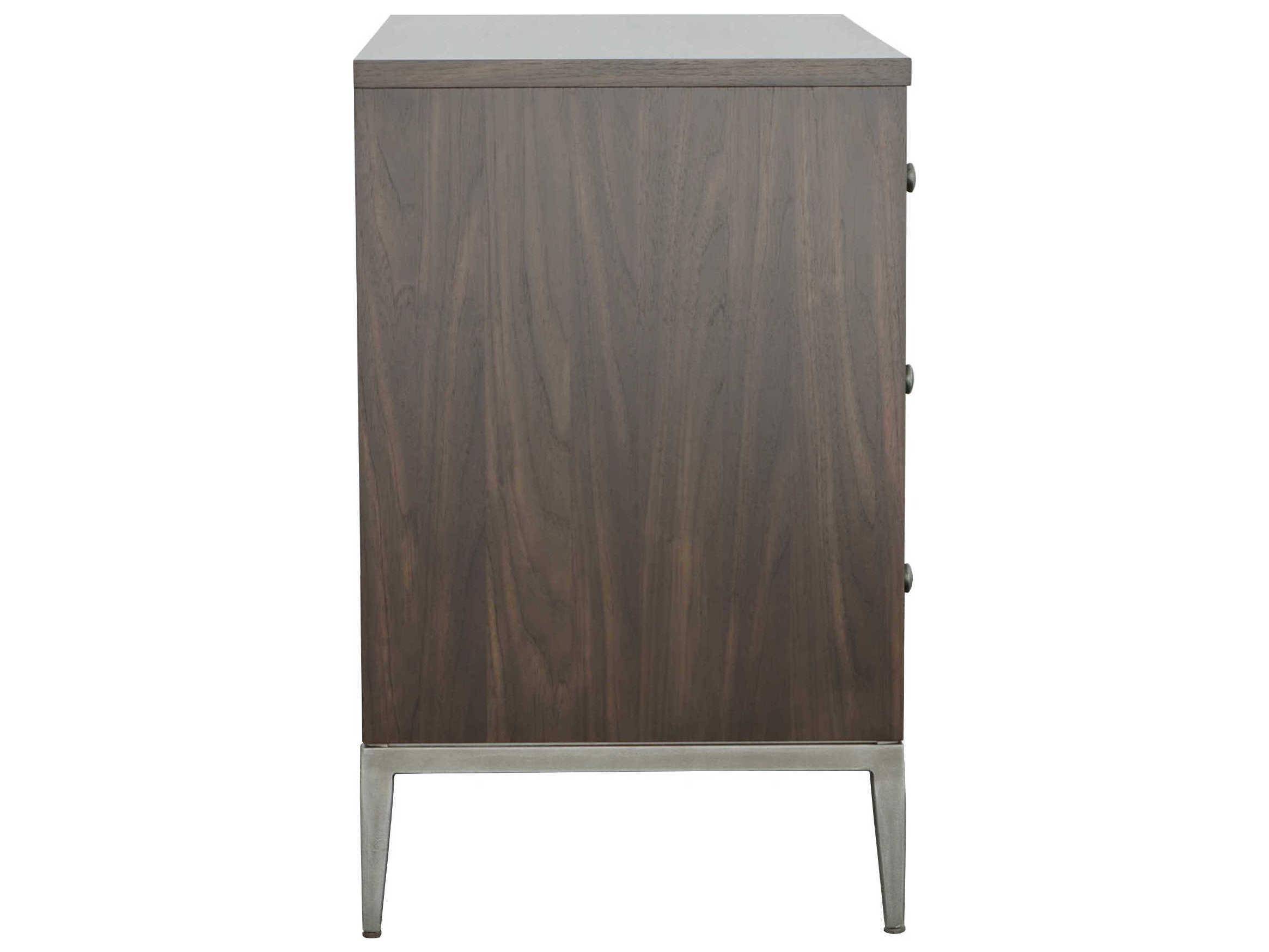 Fairfield Chair West Camden Tahitian Pearl Brown Walnut Wood Accent Chest