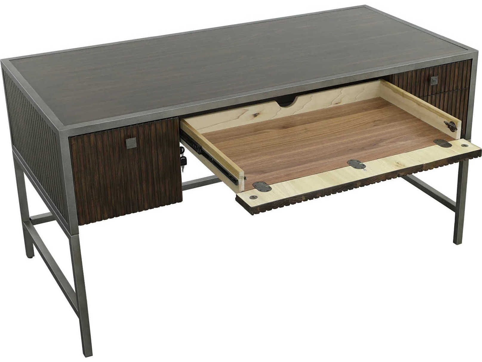 Fairfield Chair West Camden Tahitian Pearl Brown Walnut Wood Writing Desk