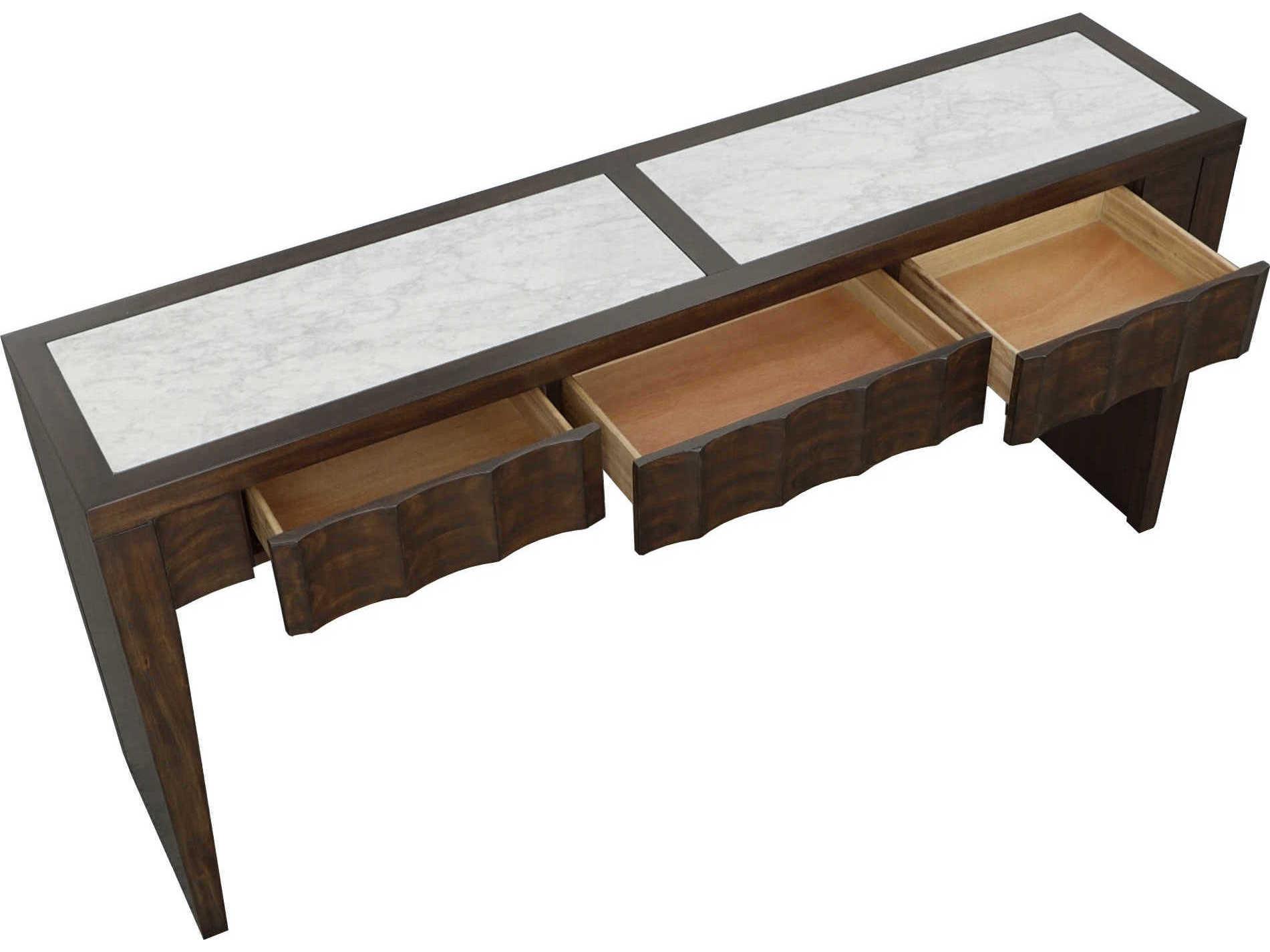 Fairfield Chair West Camden Rectangular Stone Tahitian Pearl Console Table