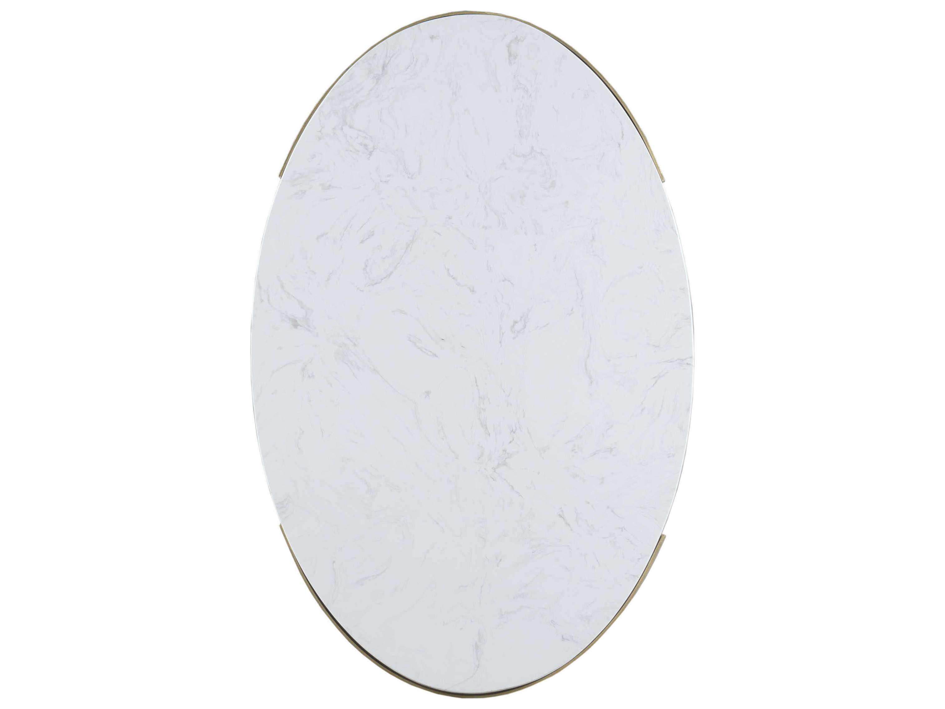 Fairfield Chair East Camden Oval Wood Pearl End Table