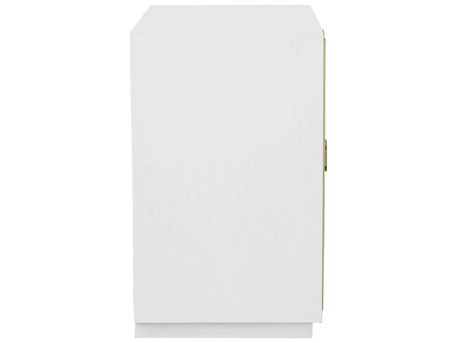 Fairfield Chair East Camden 1-Drawer White Poplar Wood Nightstand