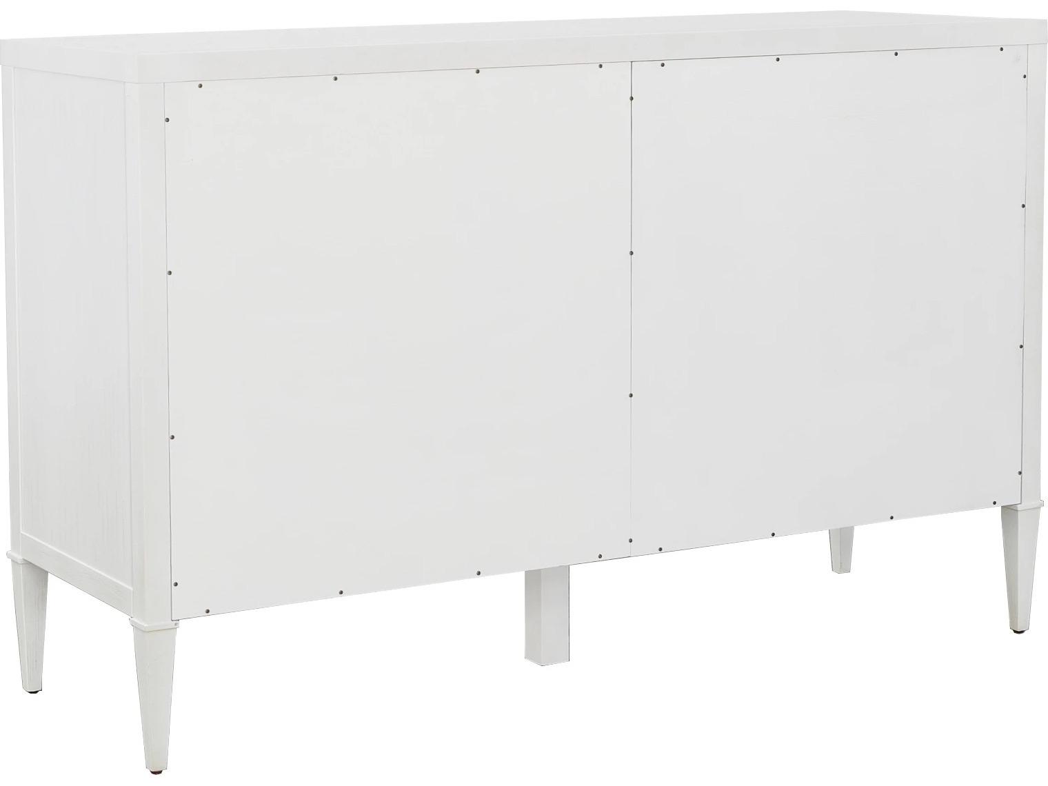 Fairfield Chair East Camden 6-Drawers White Poplar Wood Double Dresser