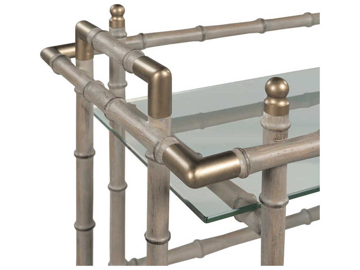 Fairfield Chair Temperate Grove Glass White Sanibel Bar Cart