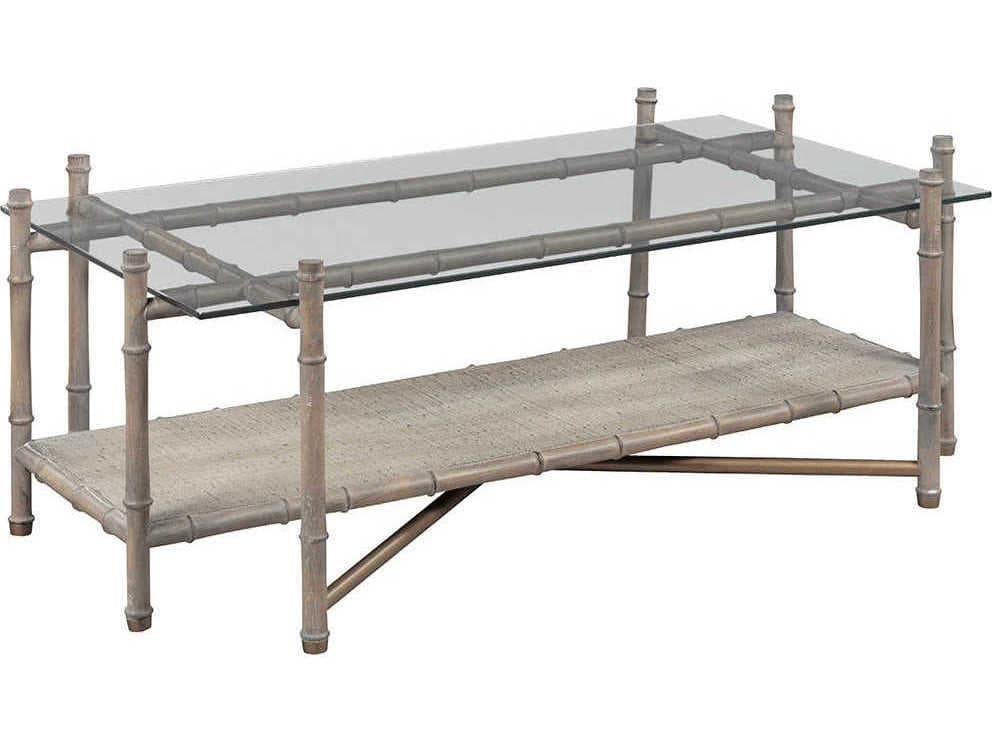 Fairfield Chair Temperate Grove Rectangular Glass Sanibel Coffee Table
