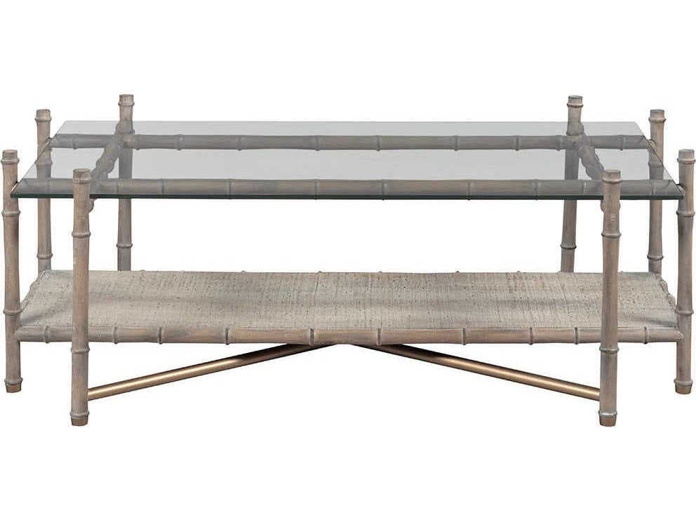 Fairfield Chair Temperate Grove Rectangular Glass Sanibel Coffee Table