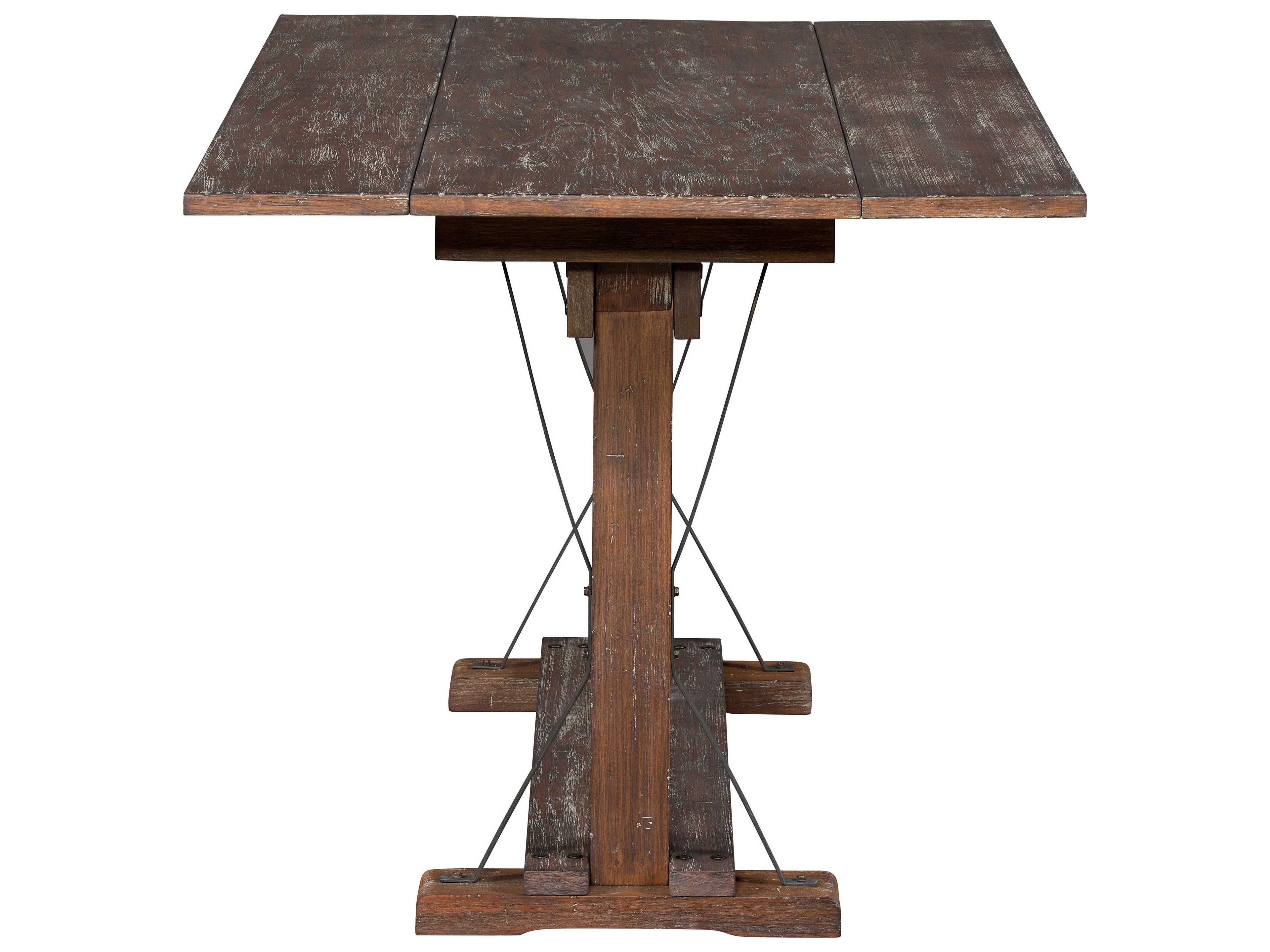 Fairfield Chair Rustiqe Rectangular Wood Rustique Gunmetal Console Table