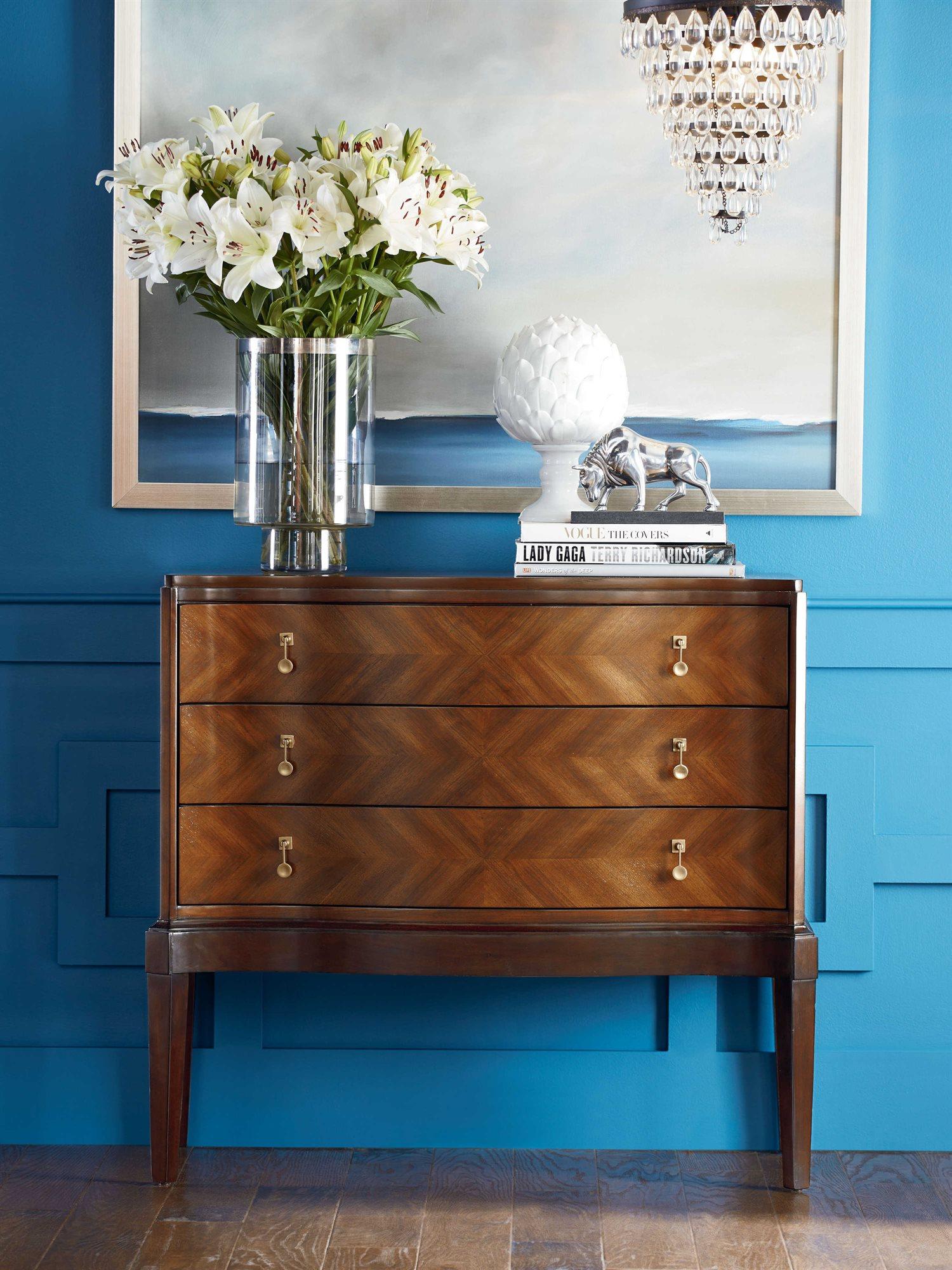 Fairfield Chair Park West Venezia Brown Birch Wood Accent Chest