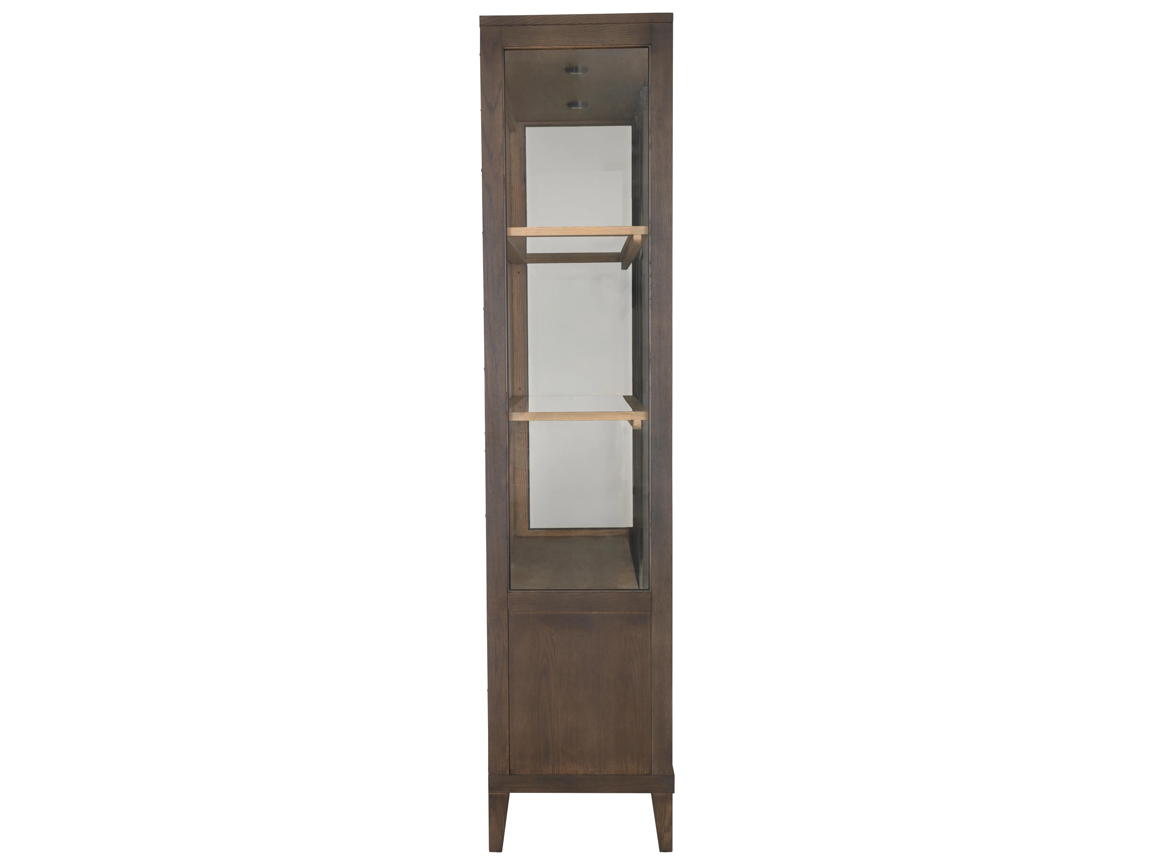 Fairfield Chair Maxwell Oak Wood Display Cabinet