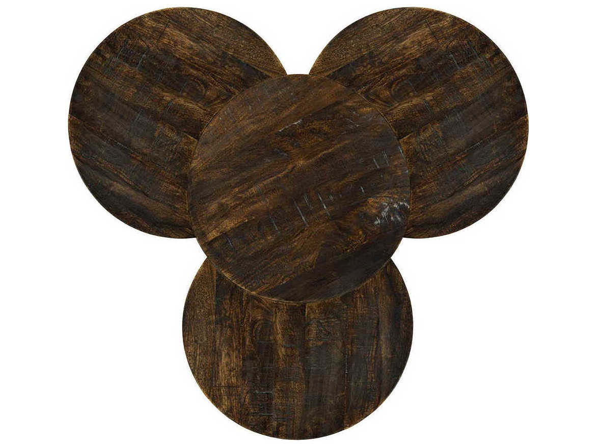 Fairfield Chair Sundries Round Wood Umber Coffee Table