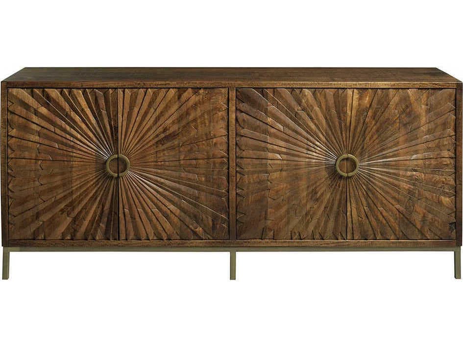 Fairfield Chair St Florian 79" Mango Wood Charred Ecru Credenza Sideboard