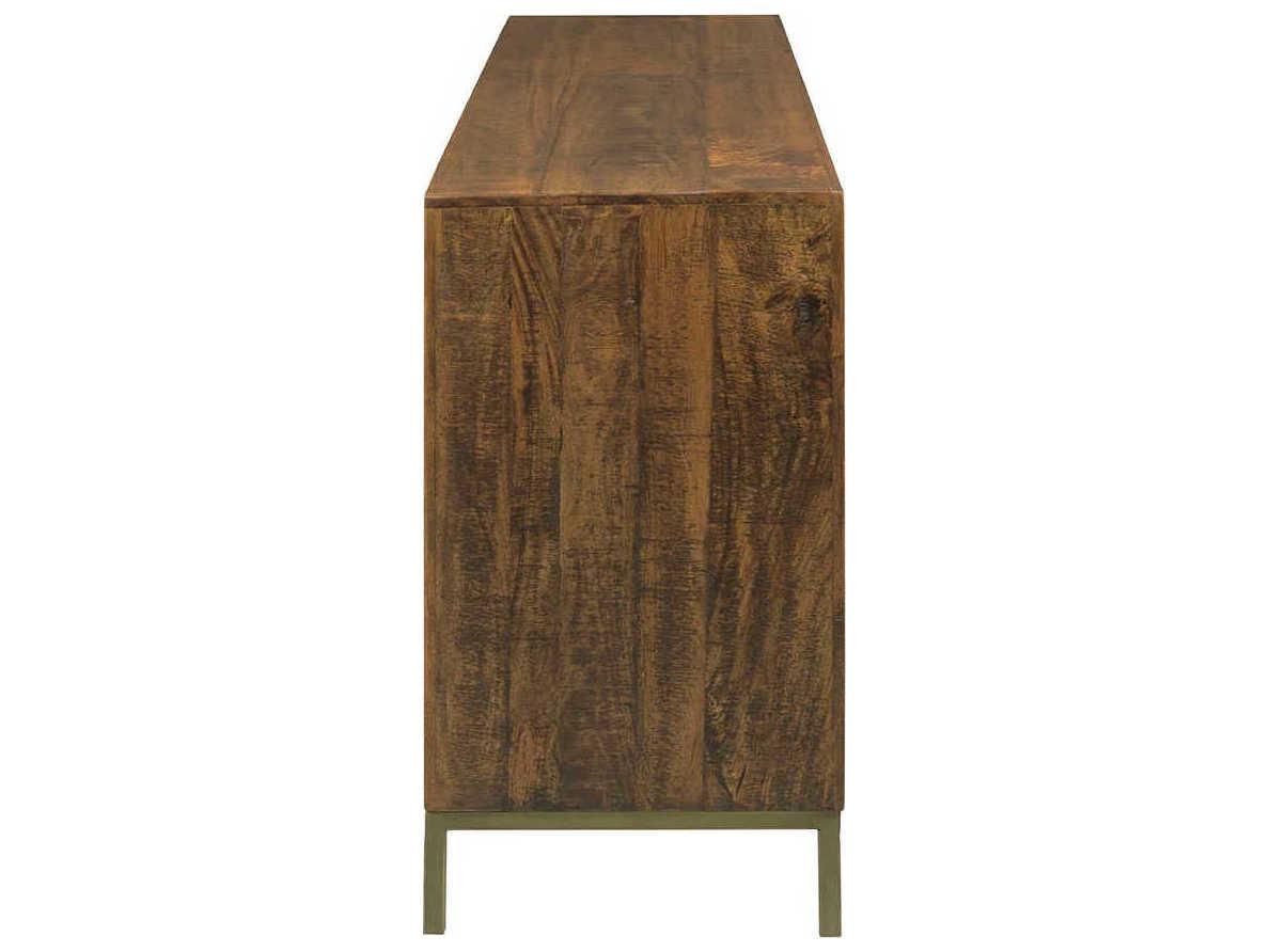 Fairfield Chair St Florian 79" Mango Wood Charred Ecru Credenza Sideboard