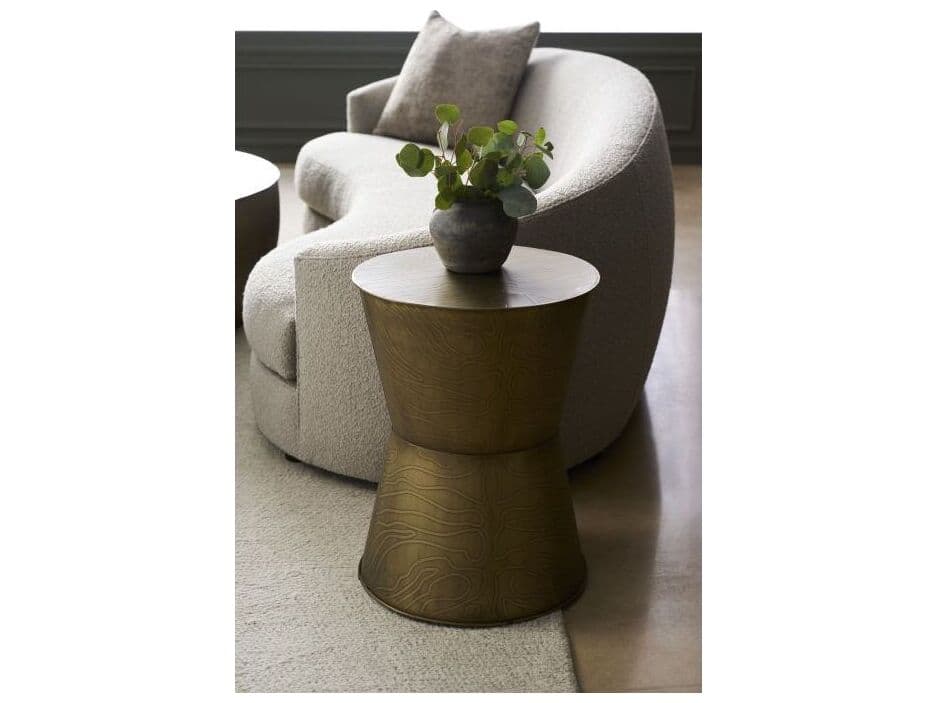 Fairfield Chair Sundries Round Metal End Table