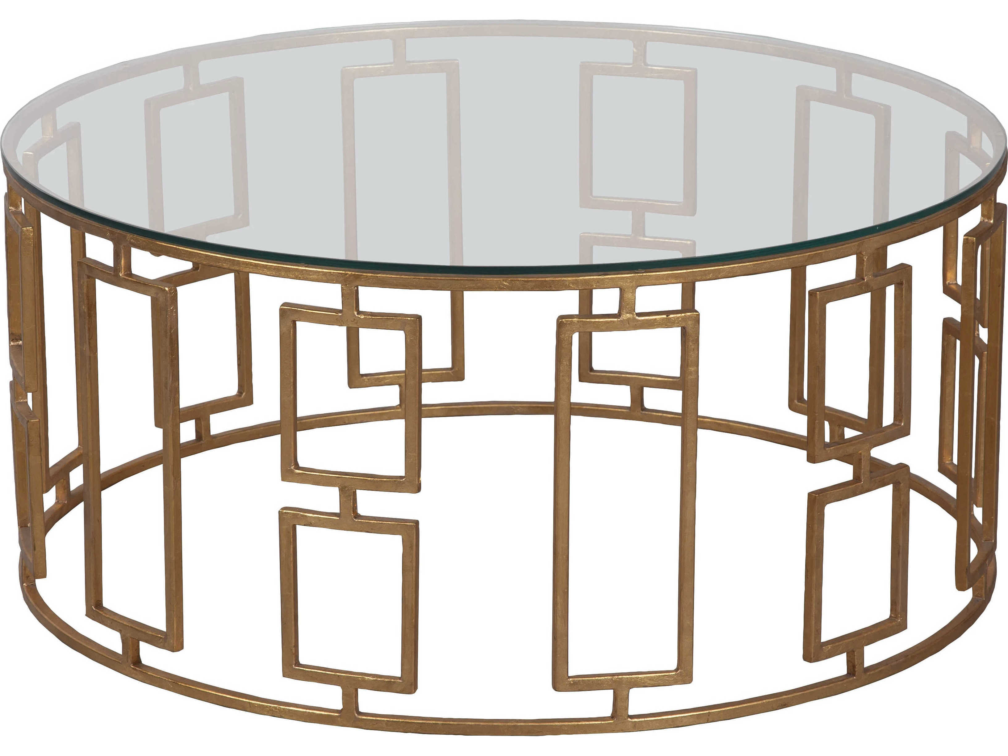 Fairfield Chair La Bella Round Glass Coffee Table