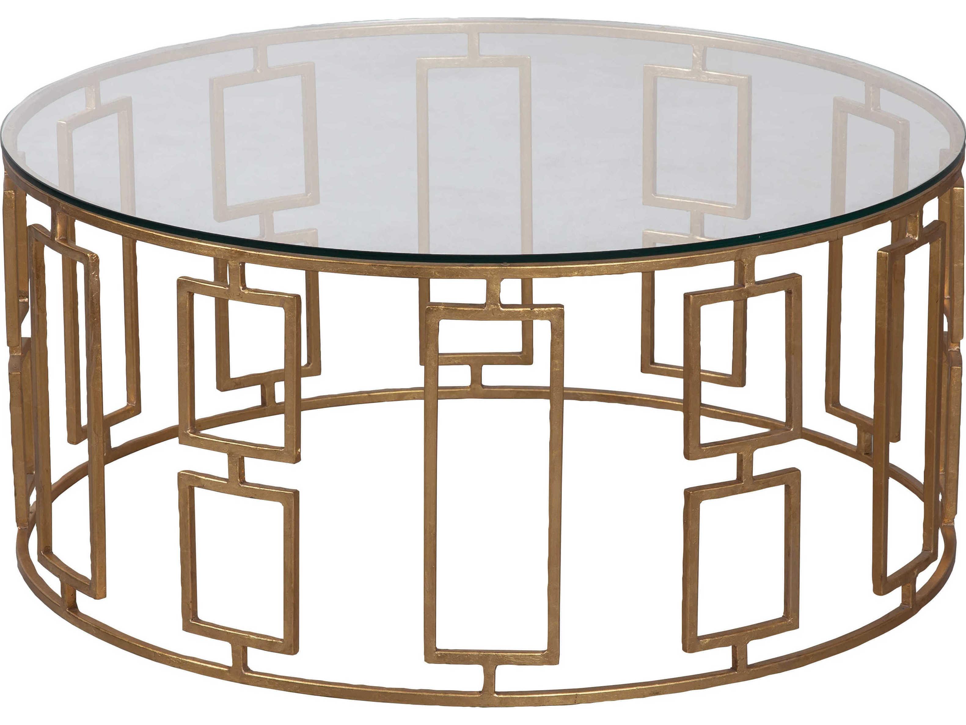 Fairfield Chair La Bella Round Glass Coffee Table