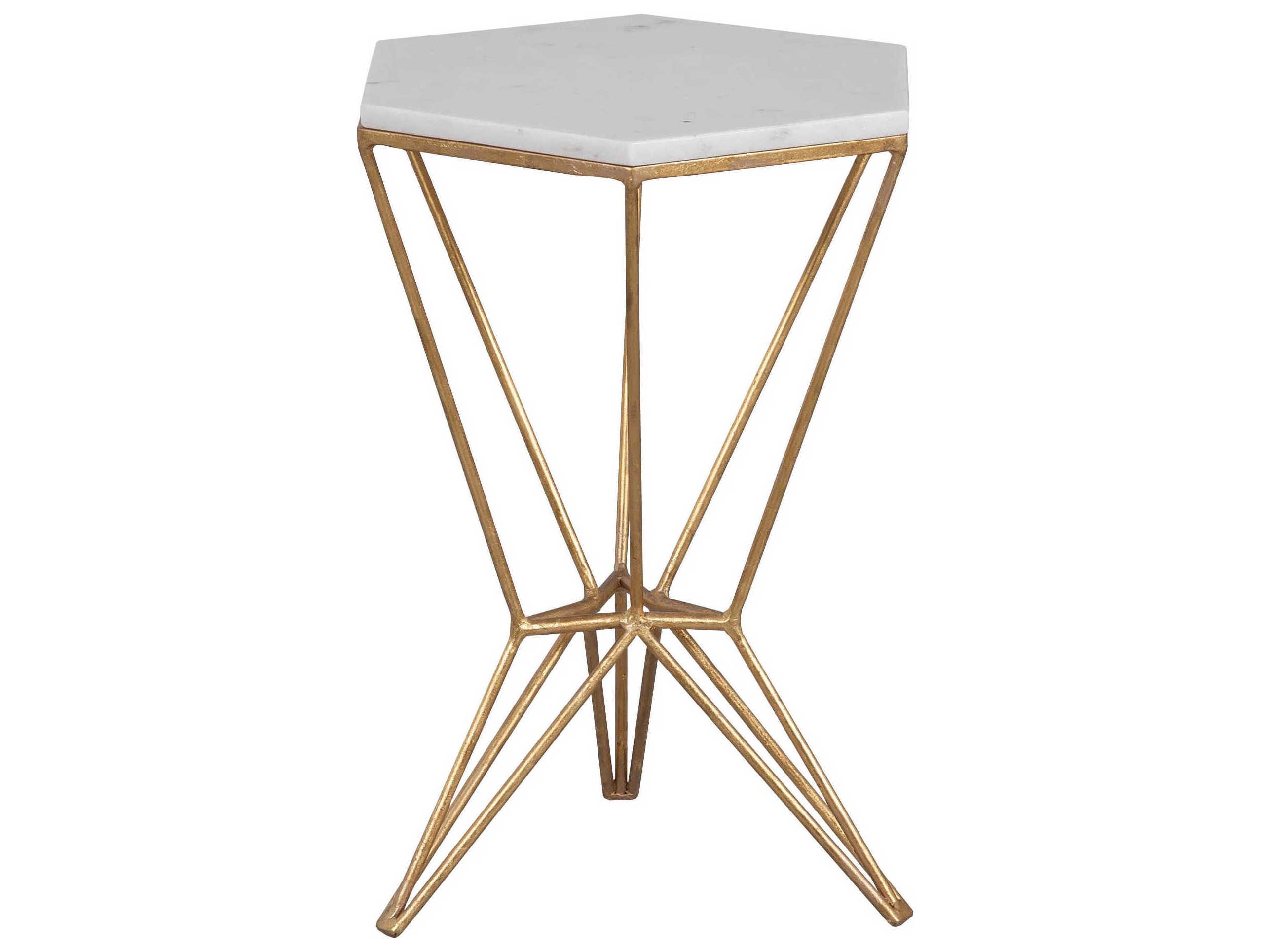 Fairfield Chair La Bella Hexagon Marble End Table
