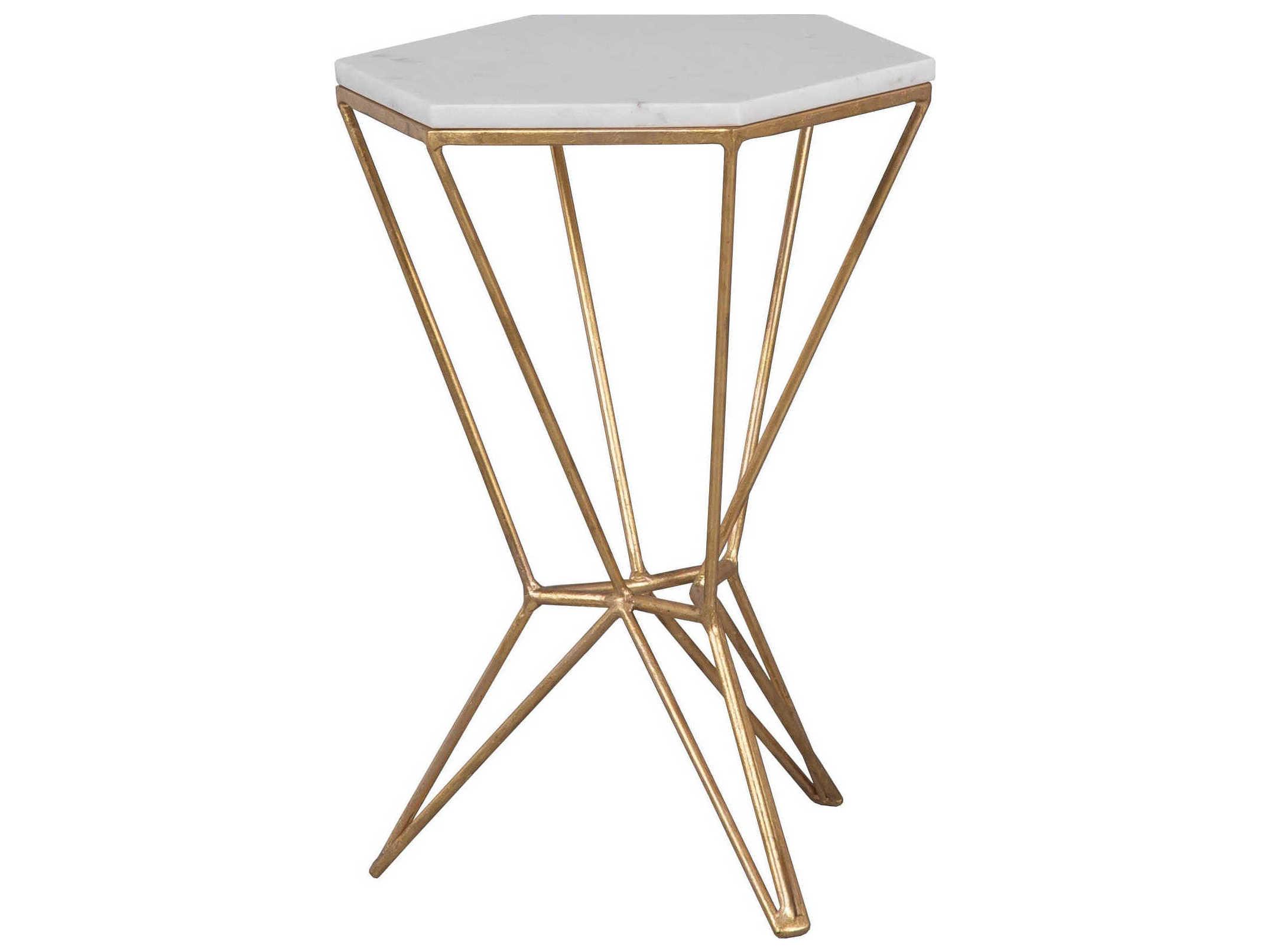 Fairfield Chair La Bella Hexagon Marble End Table
