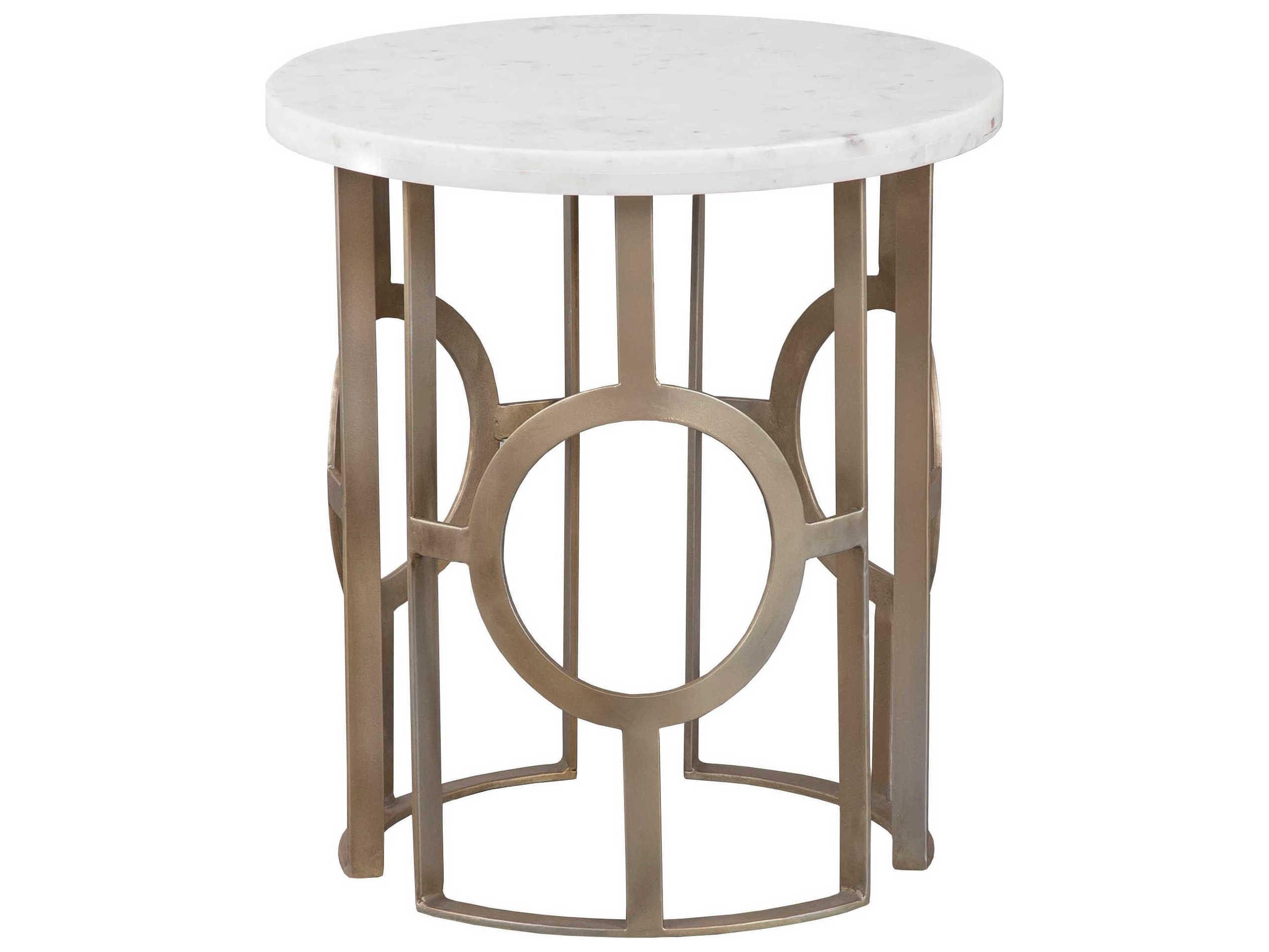 Fairfield Chair La Bella Round Marble End Table