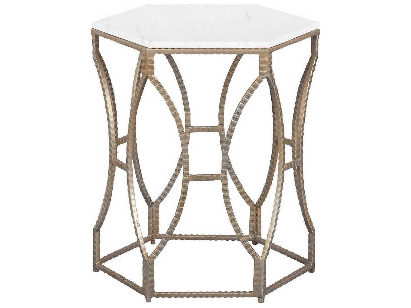 Fairfield Chair La Bella Hexagon Marble End Table