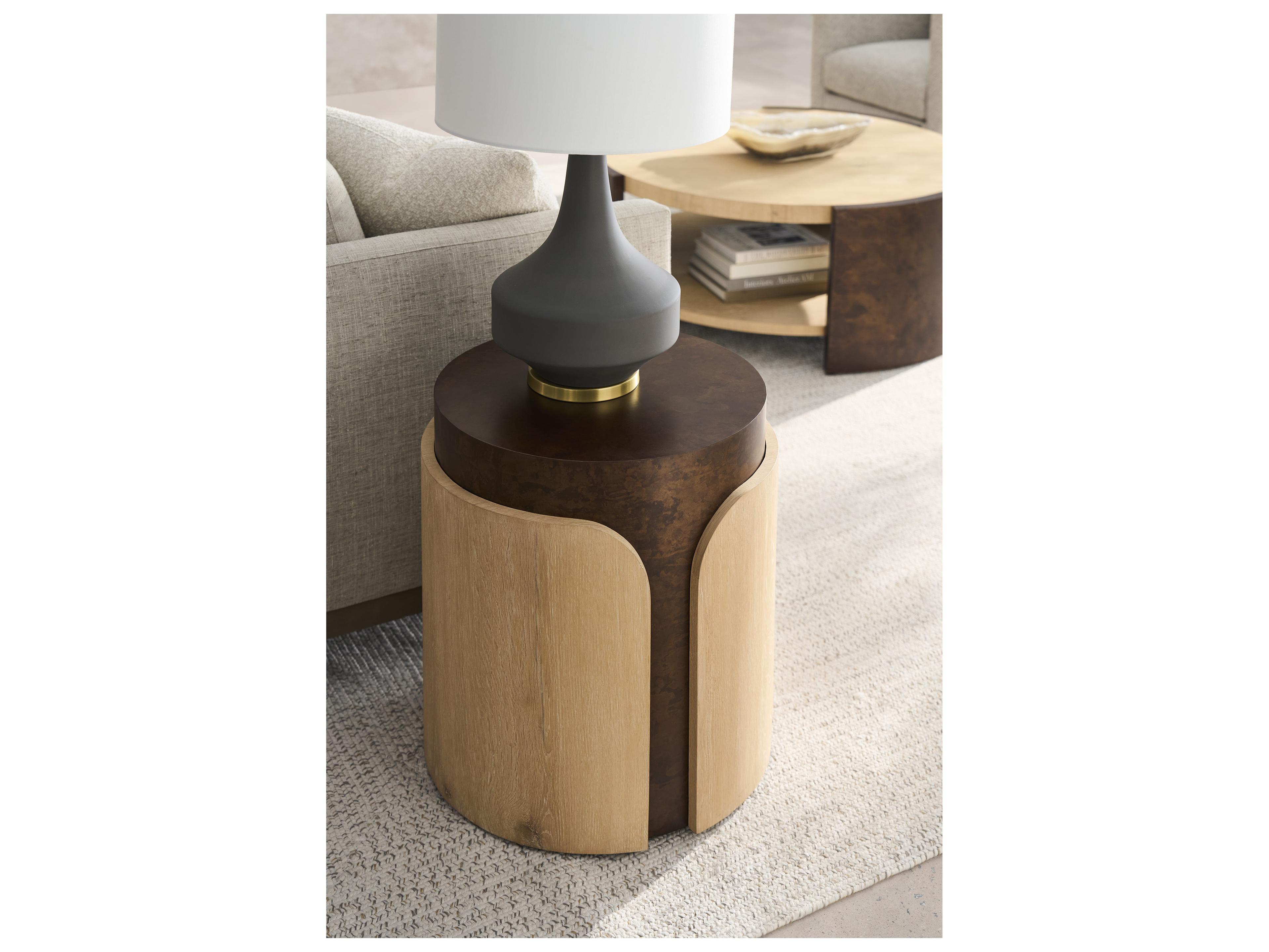 Fairfield Chair Wyatt Round Metal End Table